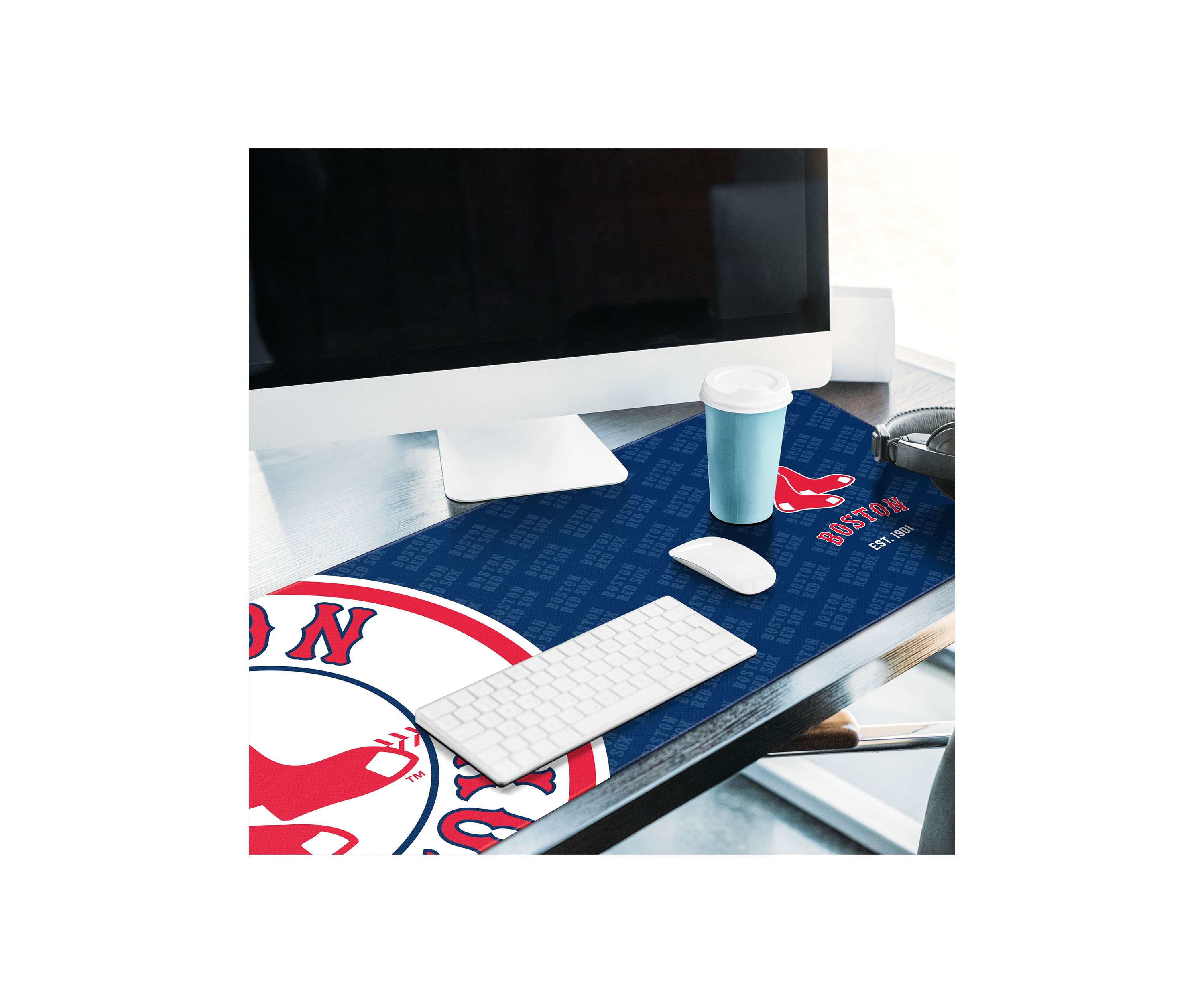 YouTheFan MLB Boston Red Sox Logo Series Desk Pad