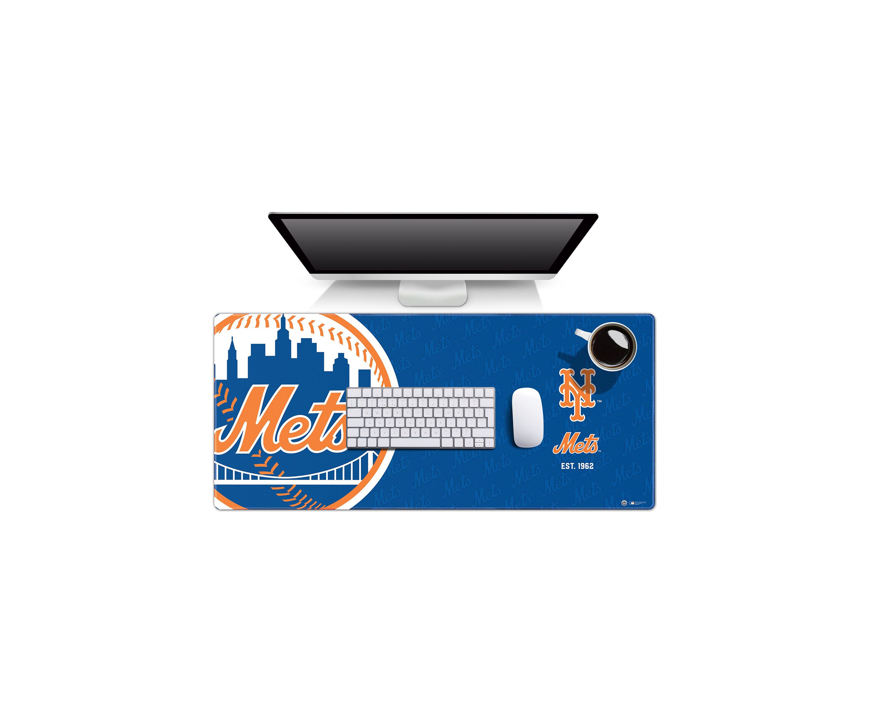 YouTheFan MLB New York Mets Logo Series Desk Pad