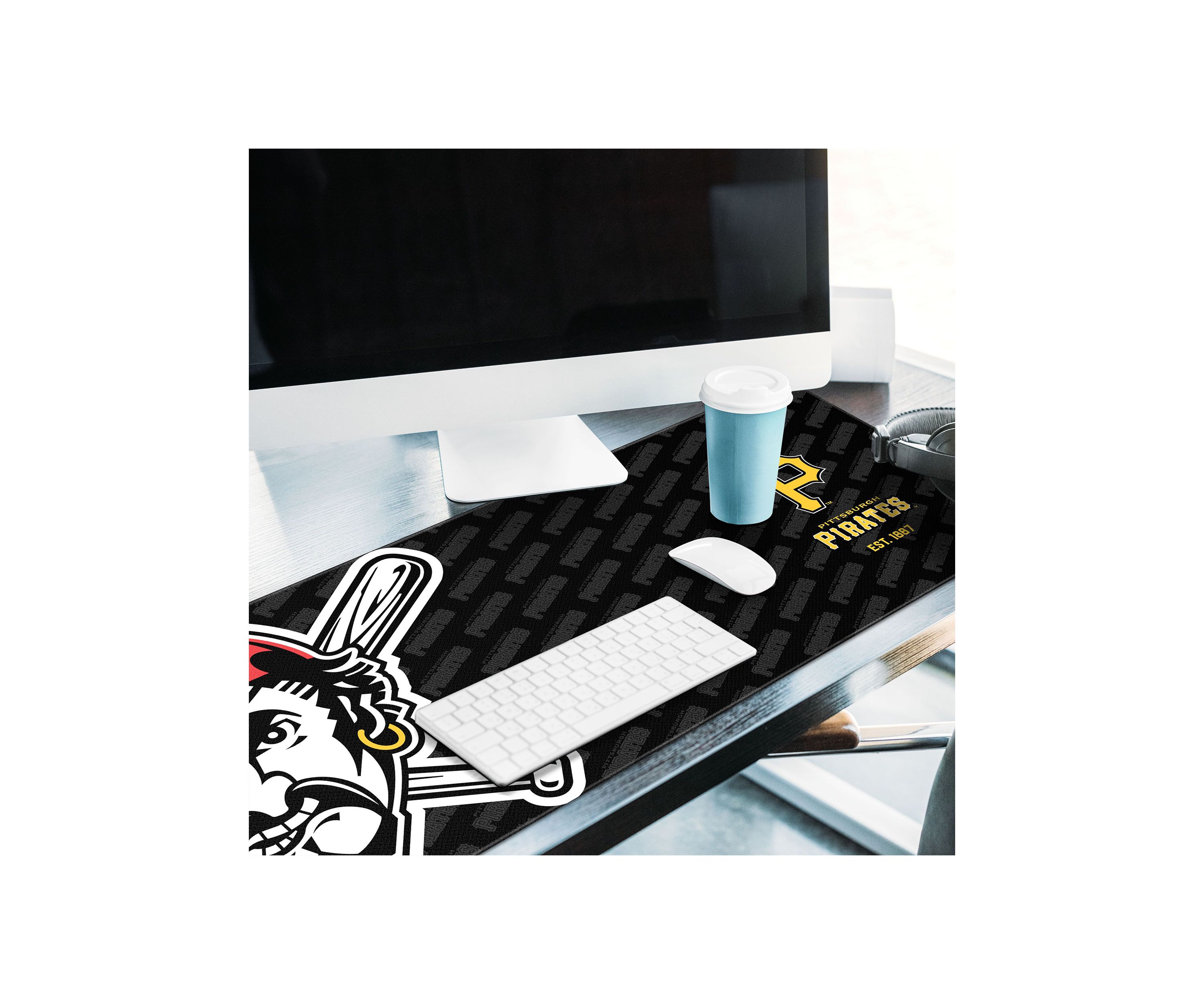 YouTheFan MLB Pittsburgh Pirates Logo Series Desk Pad