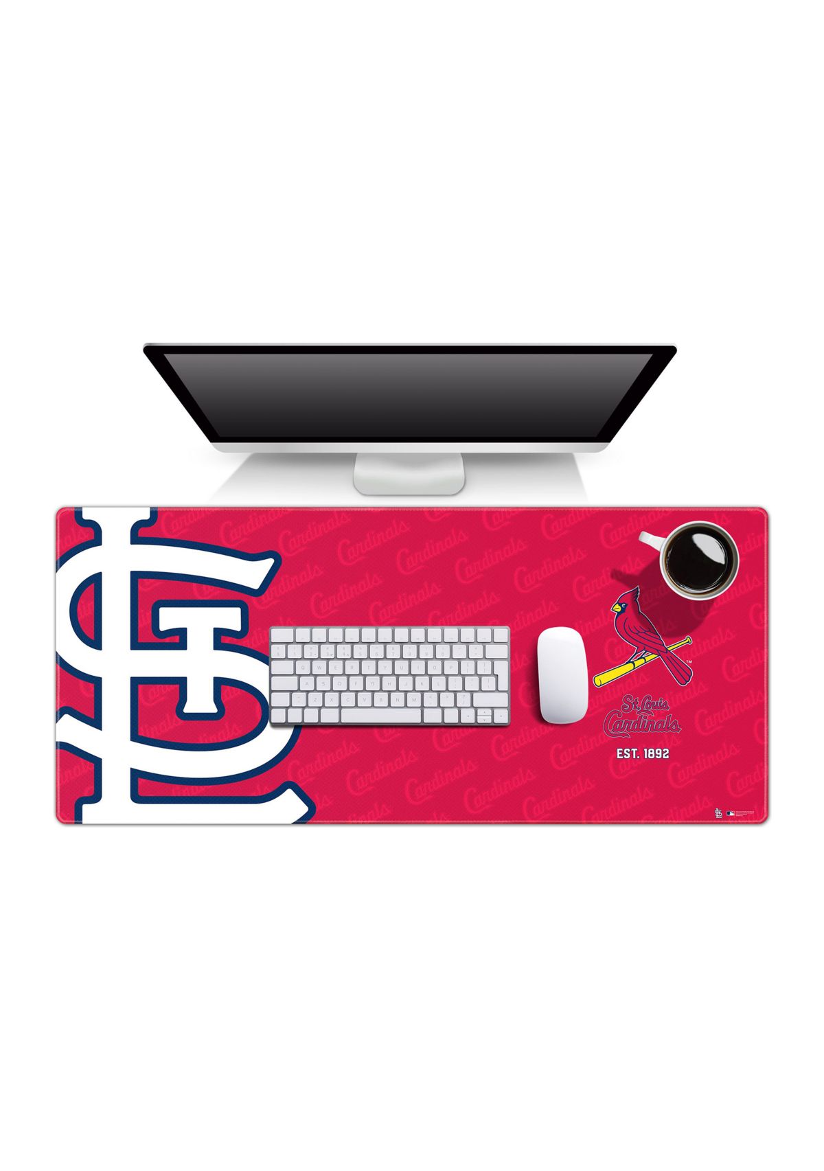 YouTheFan MLB St. Louis Cardinals Logo Series Desk Pad