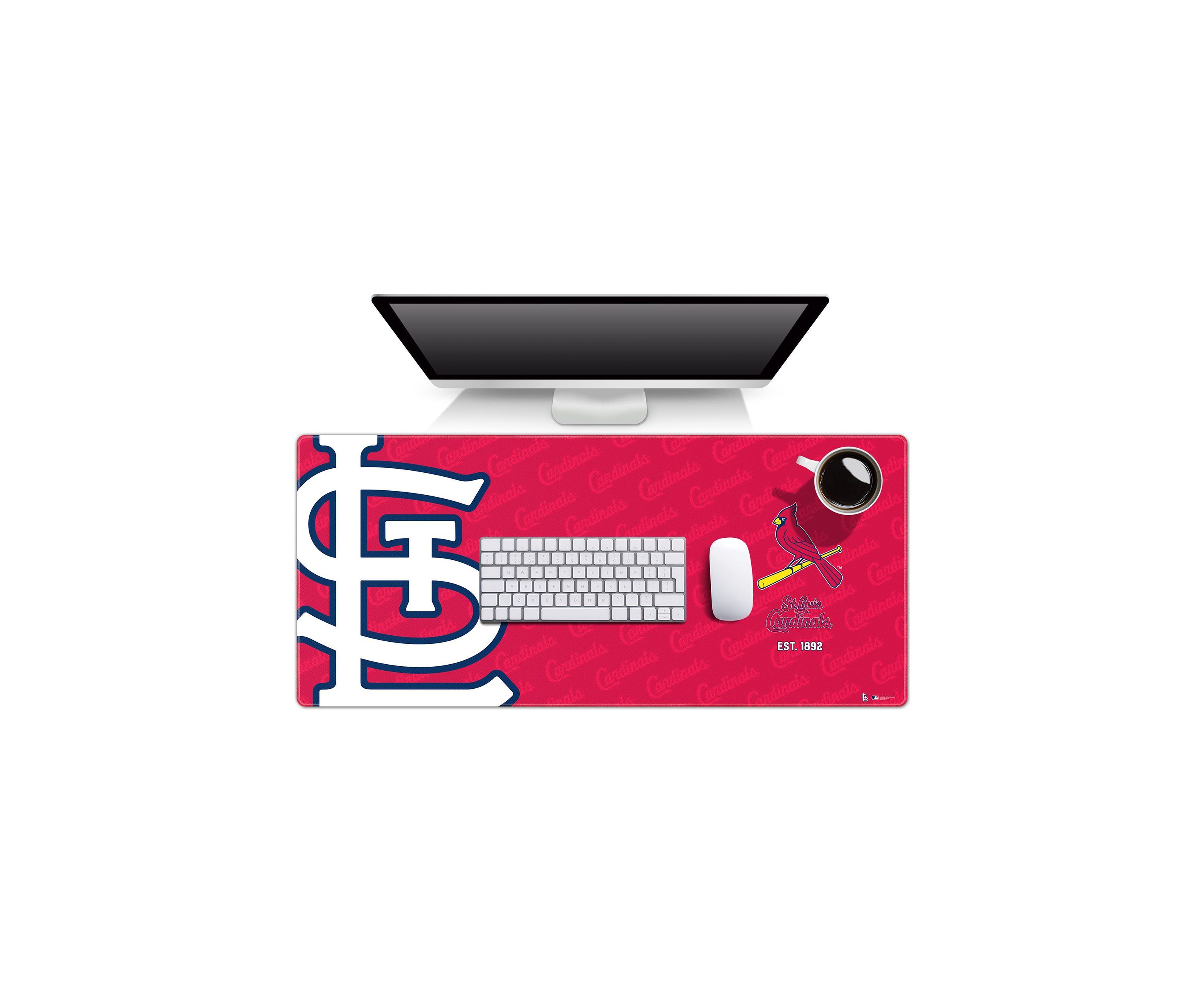 YouTheFan MLB St. Louis Cardinals Logo Series Desk Pad