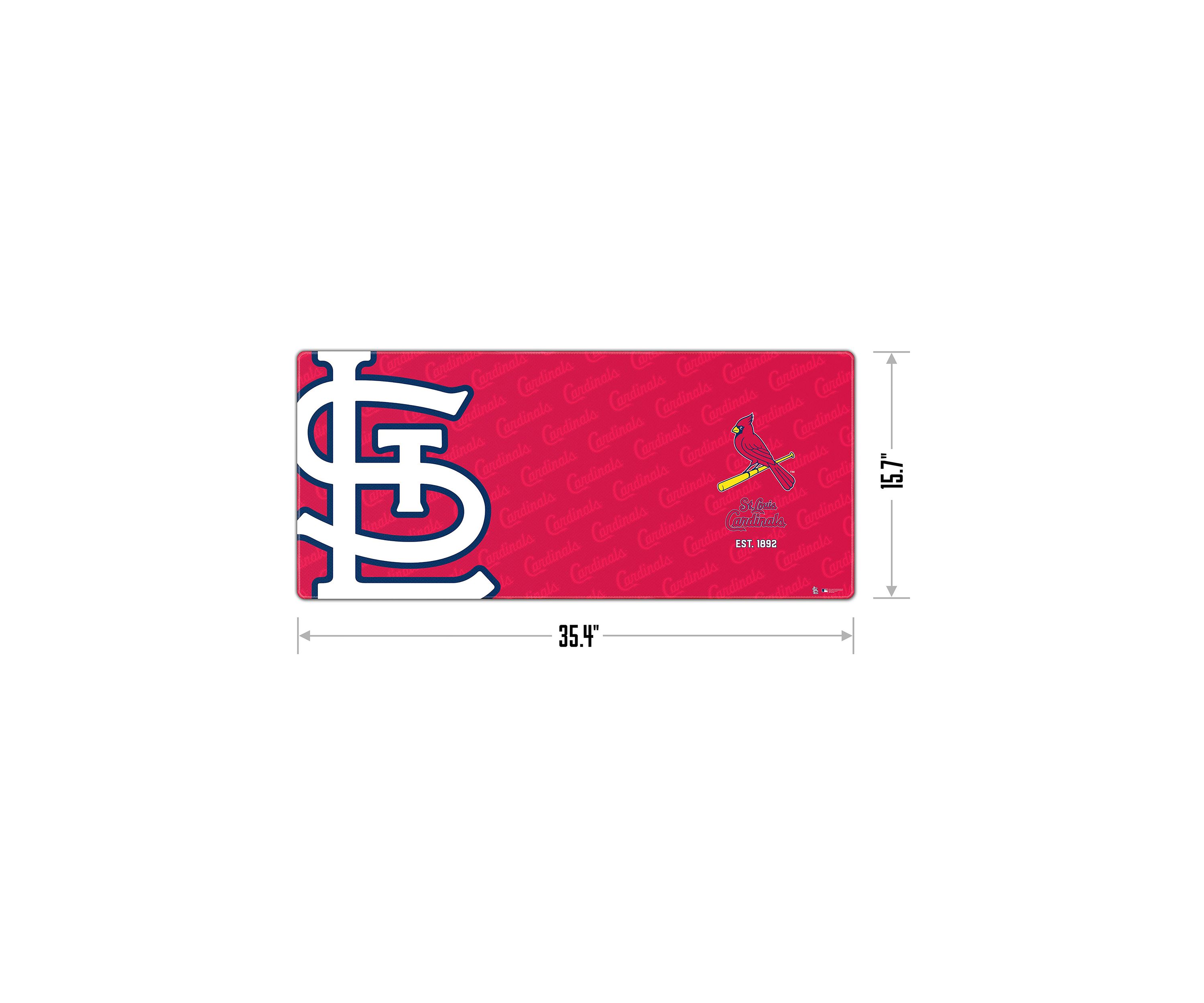 YouTheFan MLB St. Louis Cardinals Logo Series Desk Pad