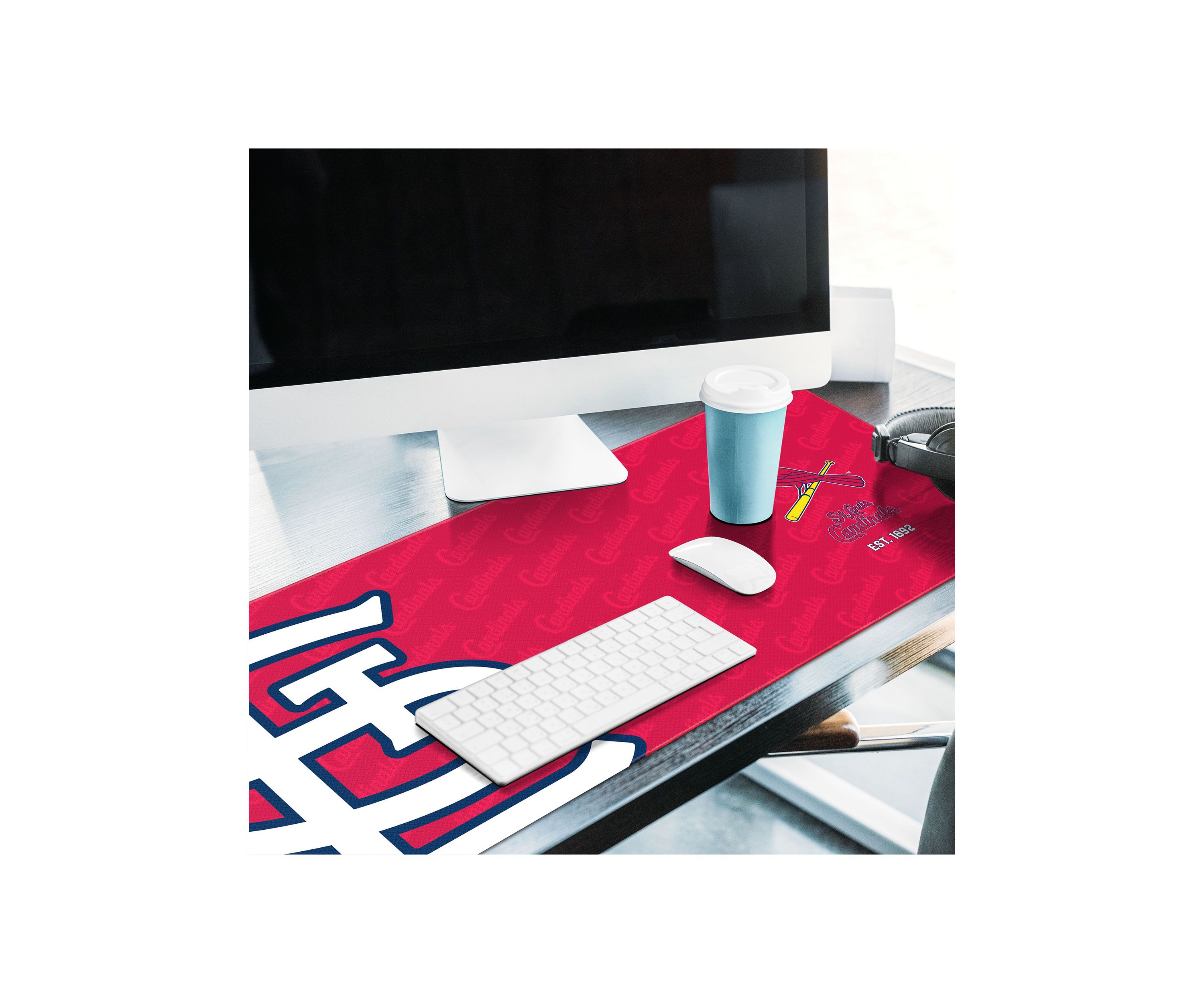 YouTheFan MLB St. Louis Cardinals Logo Series Desk Pad