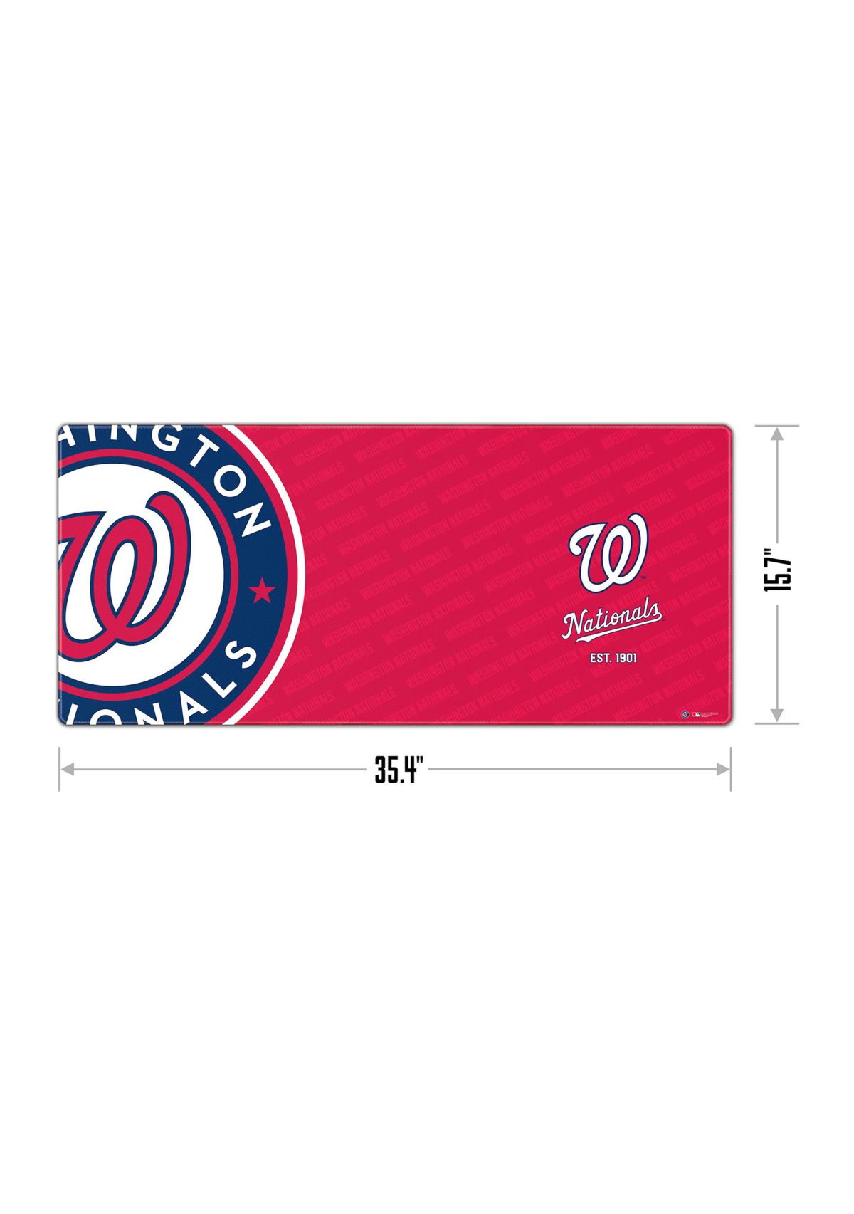 YouTheFan MLB Washington Nationals Logo Series Desk Pad