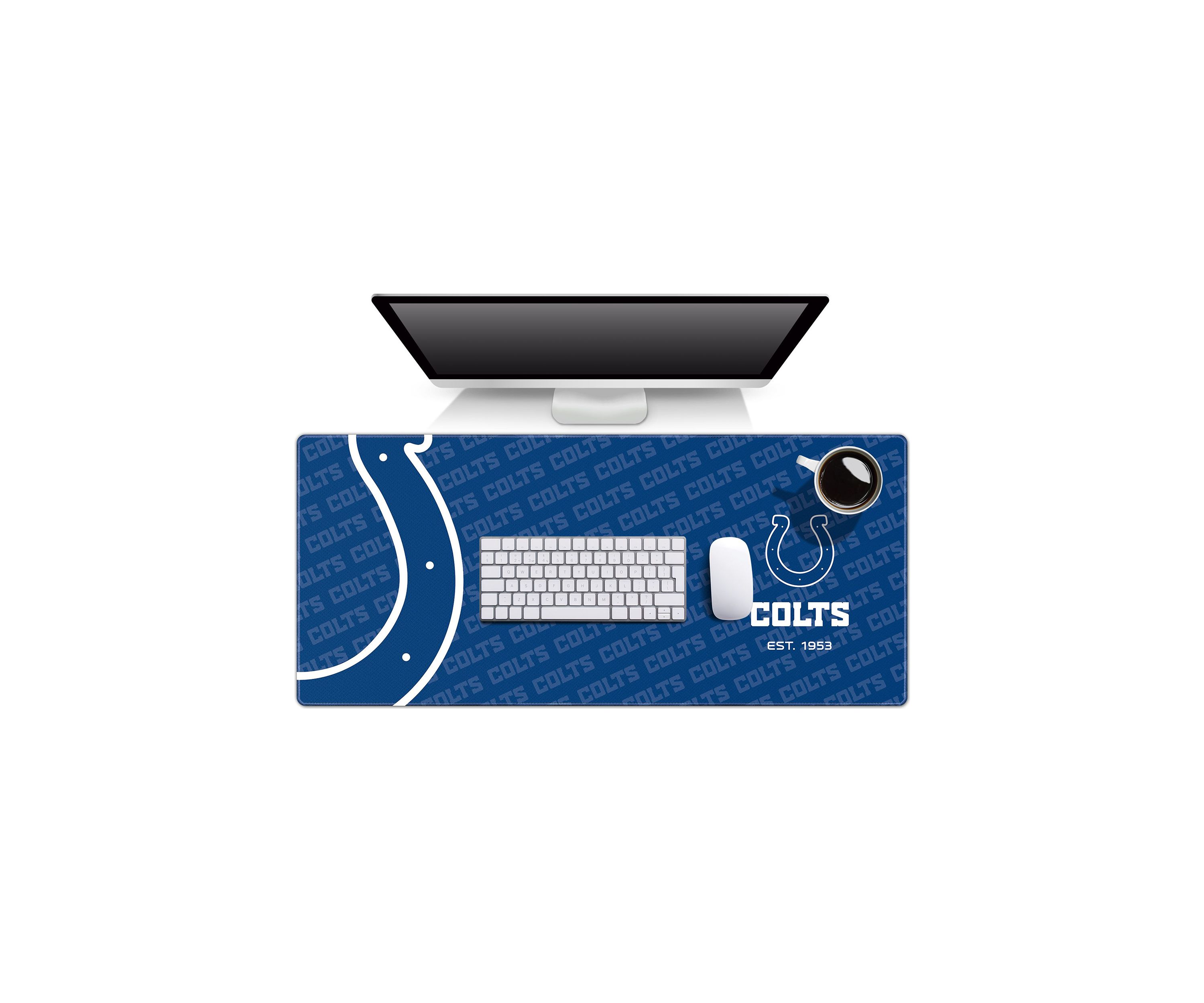 YouTheFan NFL Indianapolis Colts Logo Series Desk Pad