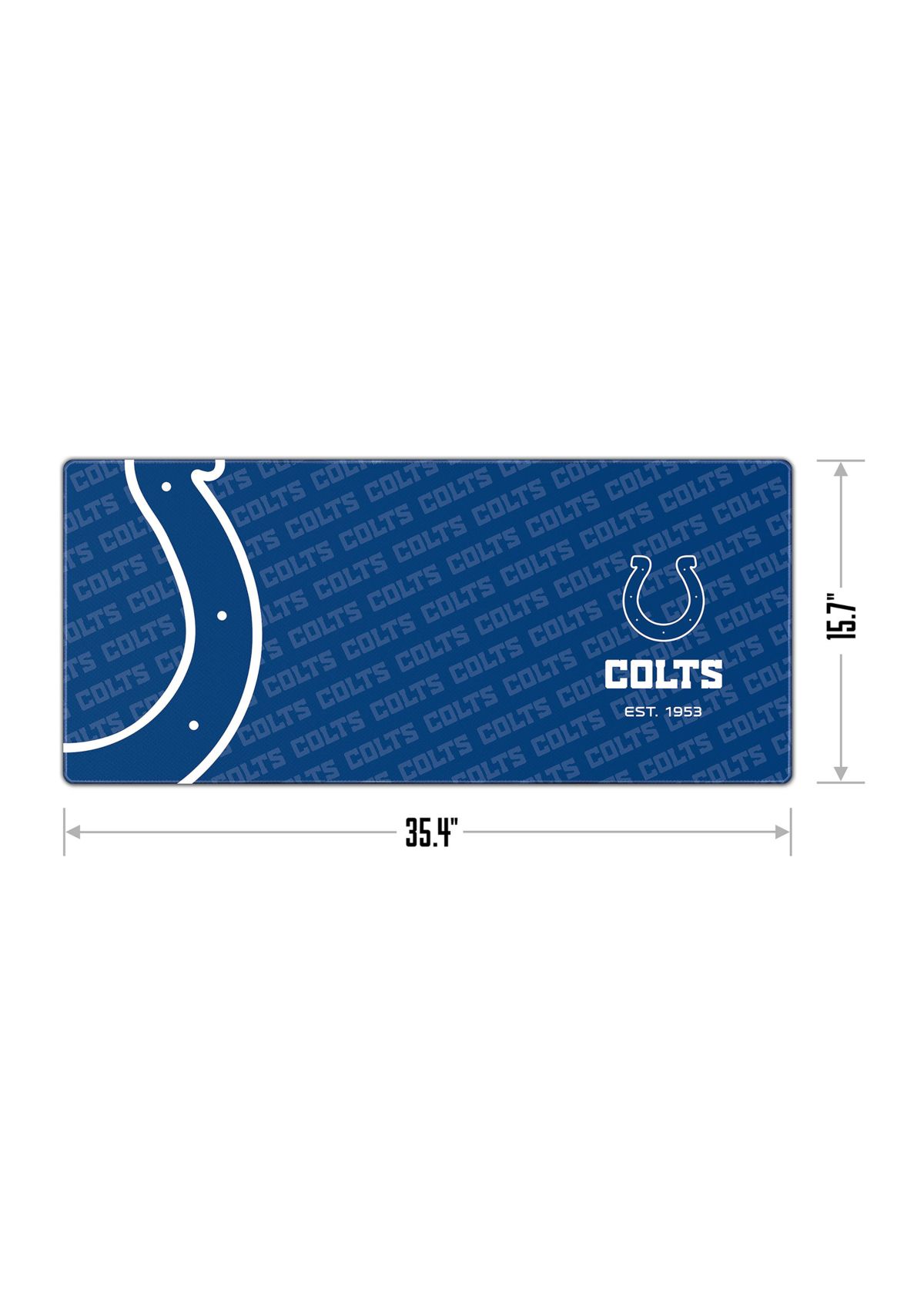 YouTheFan NFL Indianapolis Colts Logo Series Desk Pad