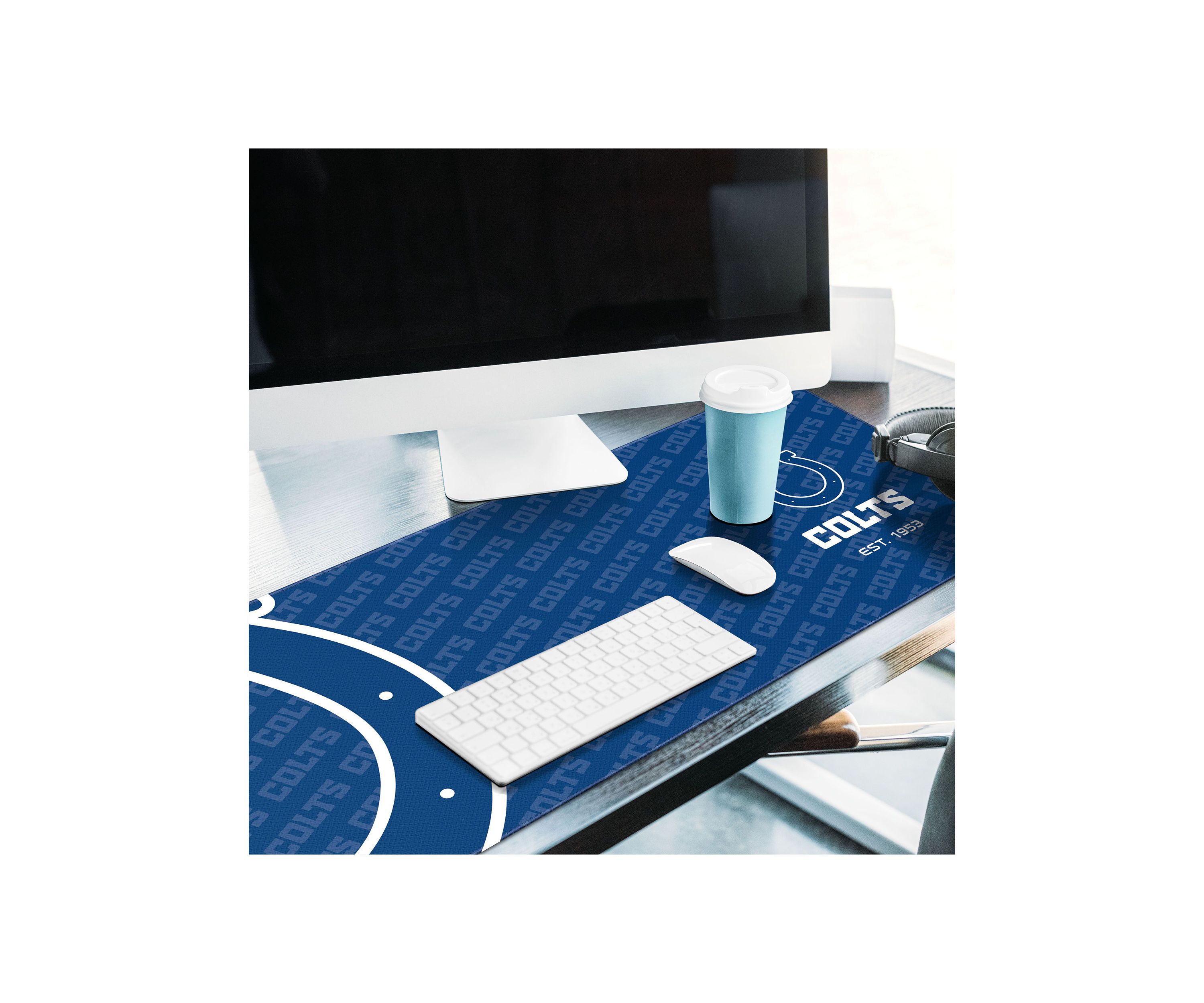 YouTheFan NFL Indianapolis Colts Logo Series Desk Pad