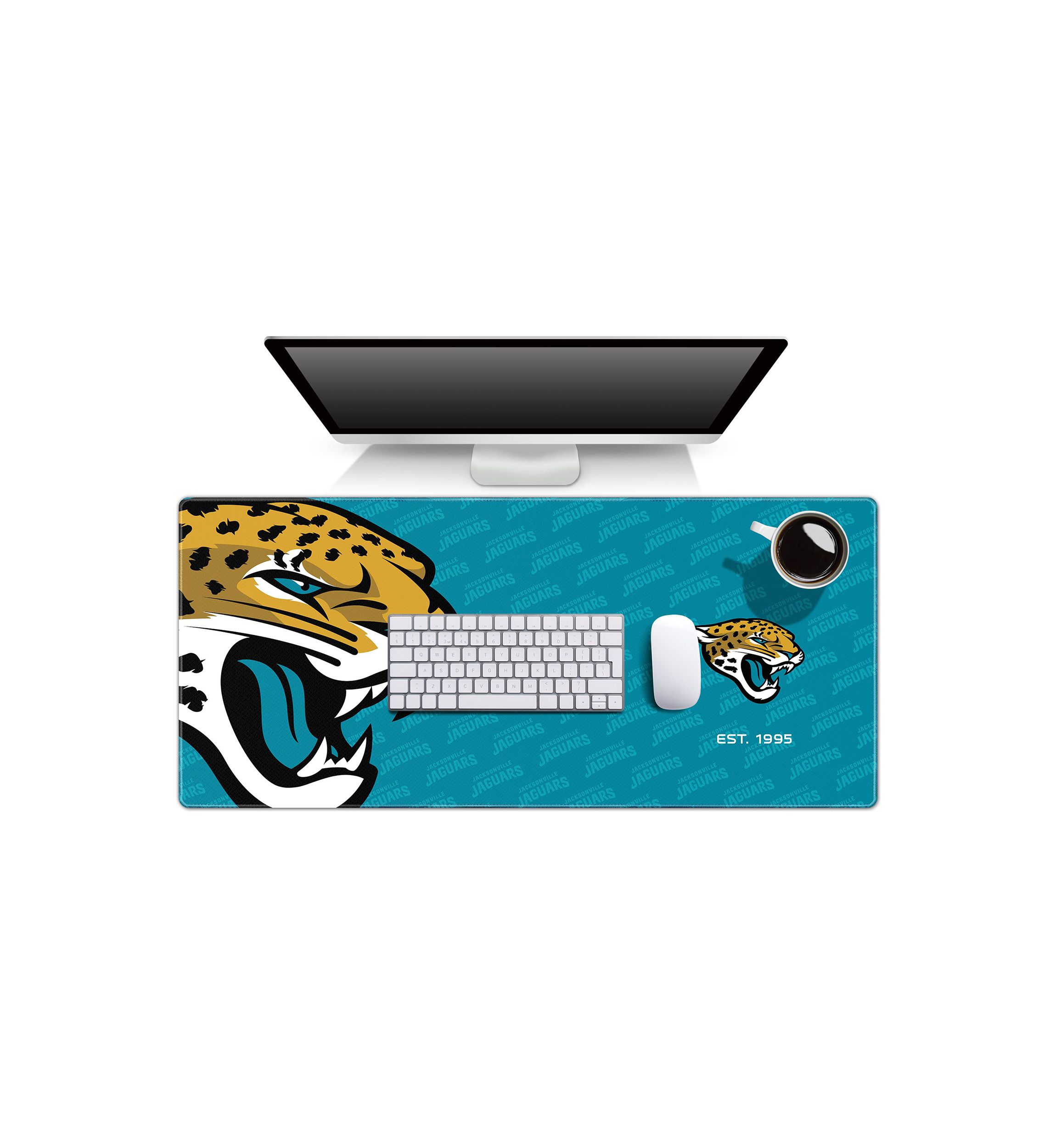 YouTheFan NFL Jacksonville Jaguars Logo Series Desk Pad