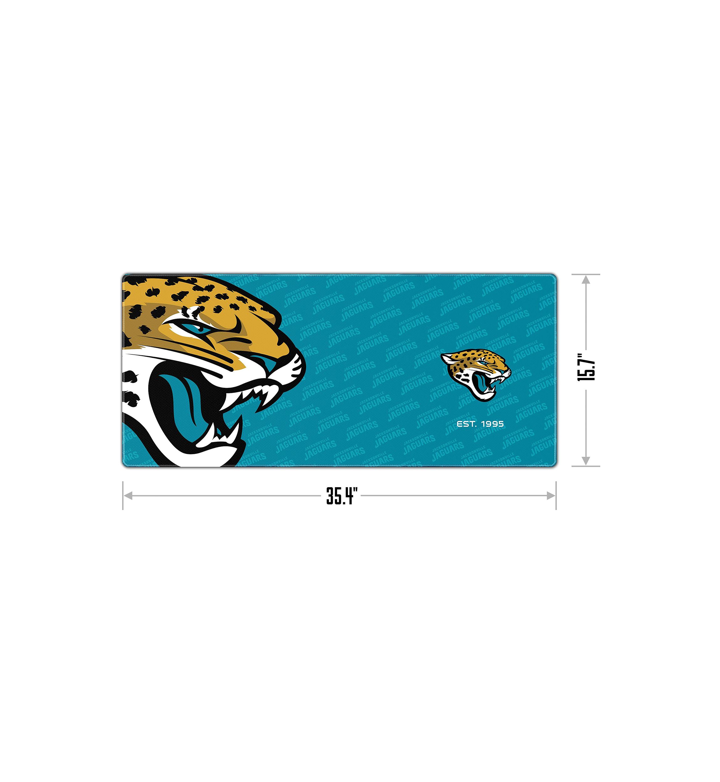 YouTheFan NFL Jacksonville Jaguars Logo Series Desk Pad