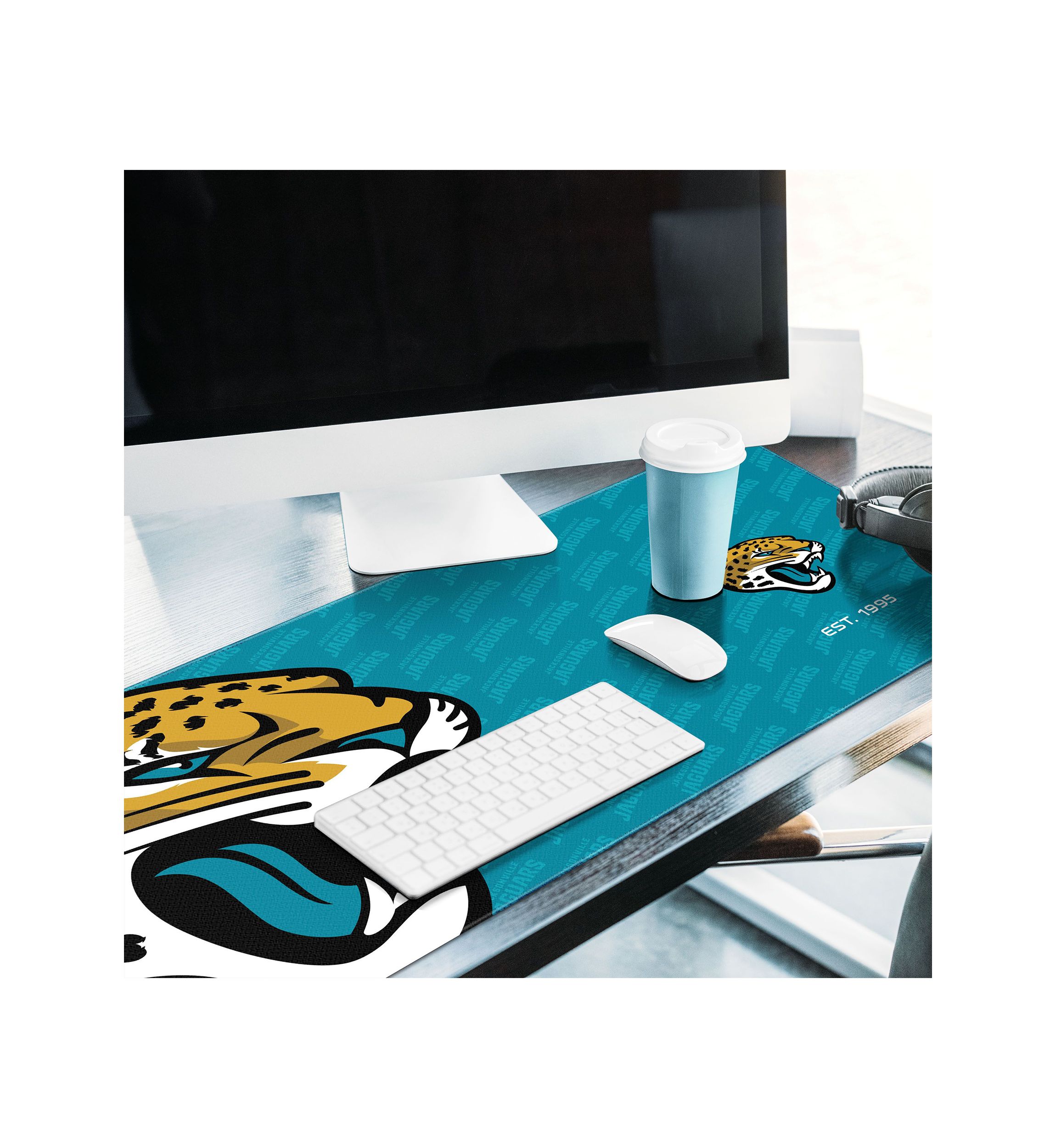 YouTheFan NFL Jacksonville Jaguars Logo Series Desk Pad