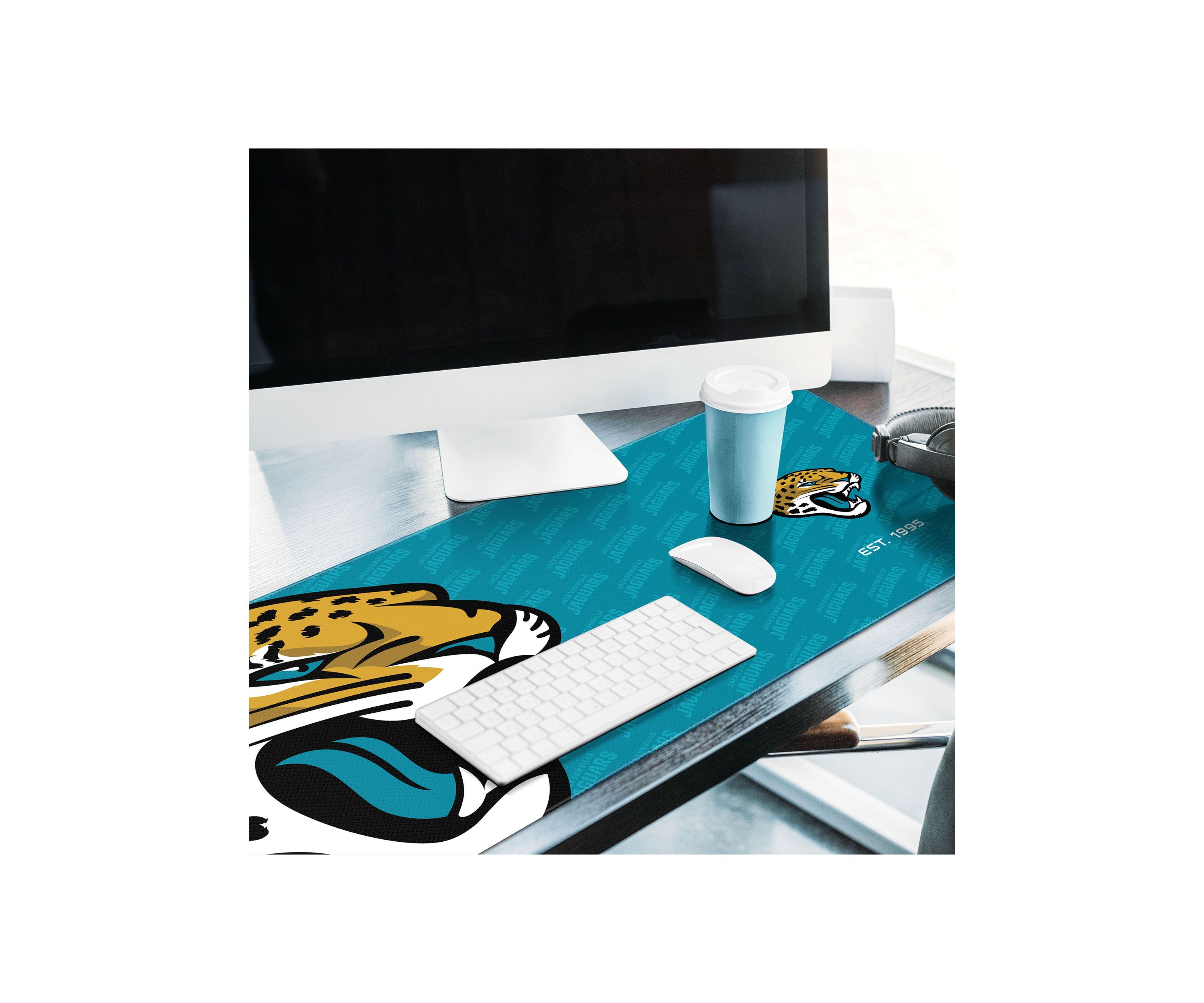 YouTheFan NFL Jacksonville Jaguars Logo Series Desk Pad