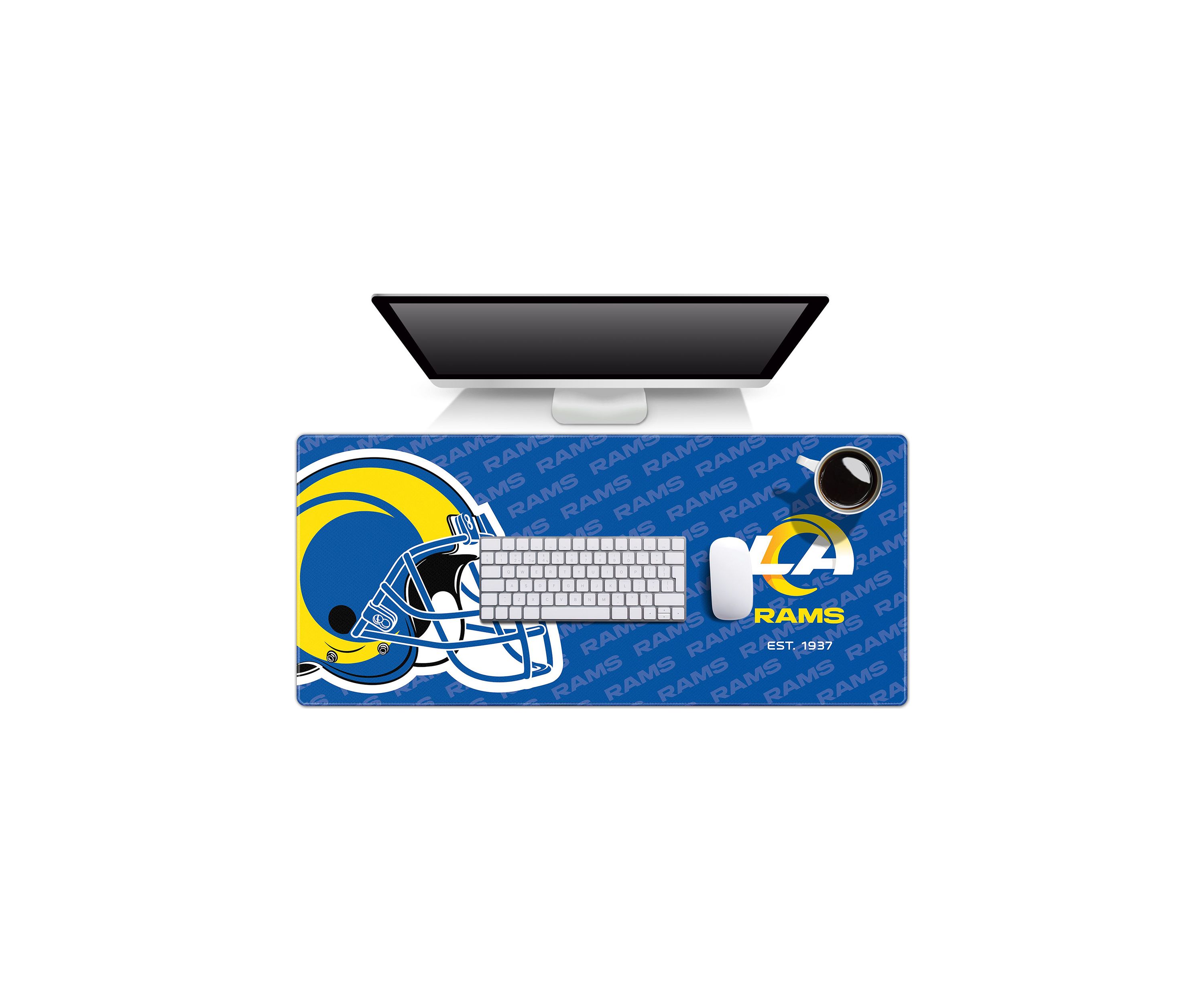 YouTheFan NFL Los Angeles Rams Logo Series Desk Pad