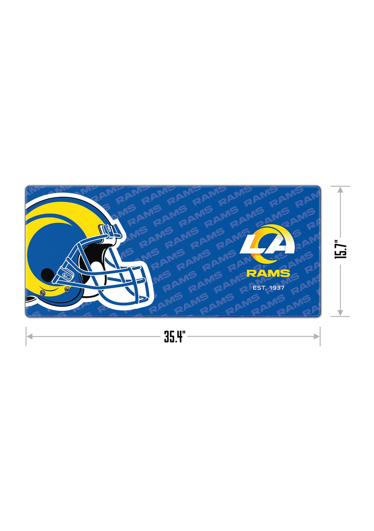 YouTheFan NFL Los Angeles Rams Logo Series Desk Pad