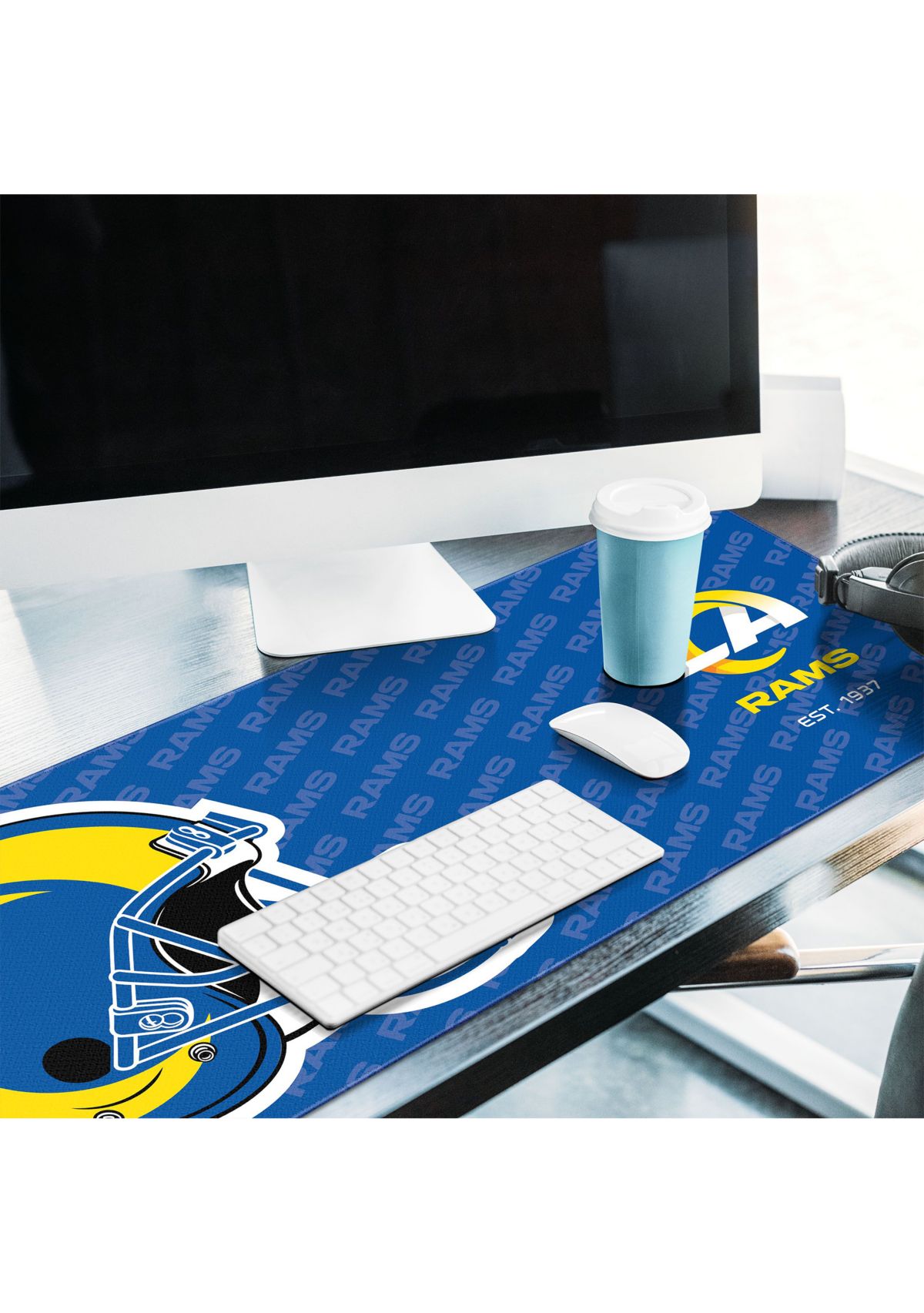 YouTheFan NFL Los Angeles Rams Logo Series Desk Pad