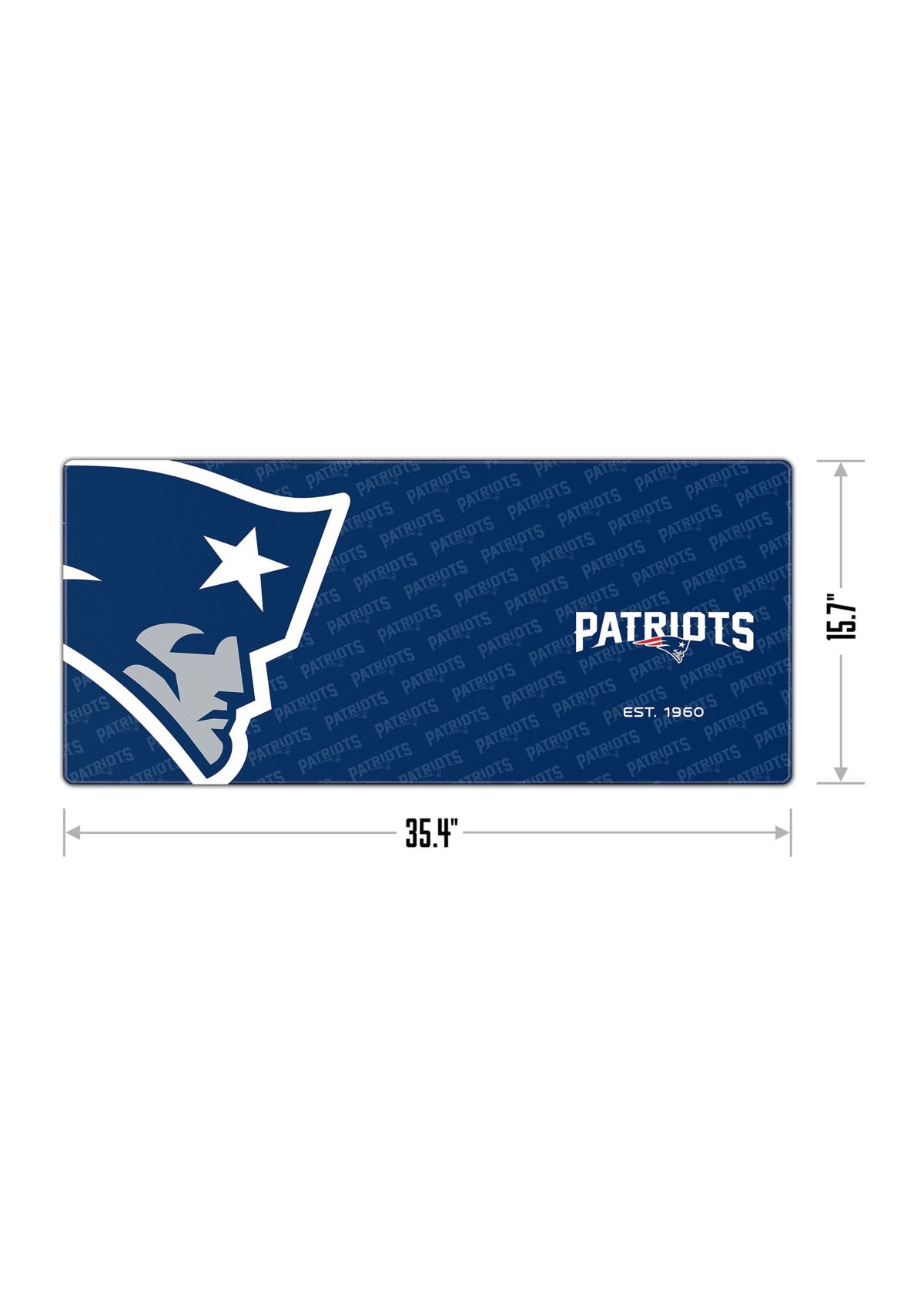 YouTheFan NFL New England Patriots Logo Series Desk Pad