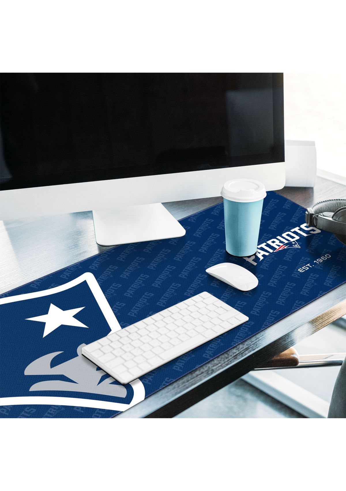 YouTheFan NFL New England Patriots Logo Series Desk Pad