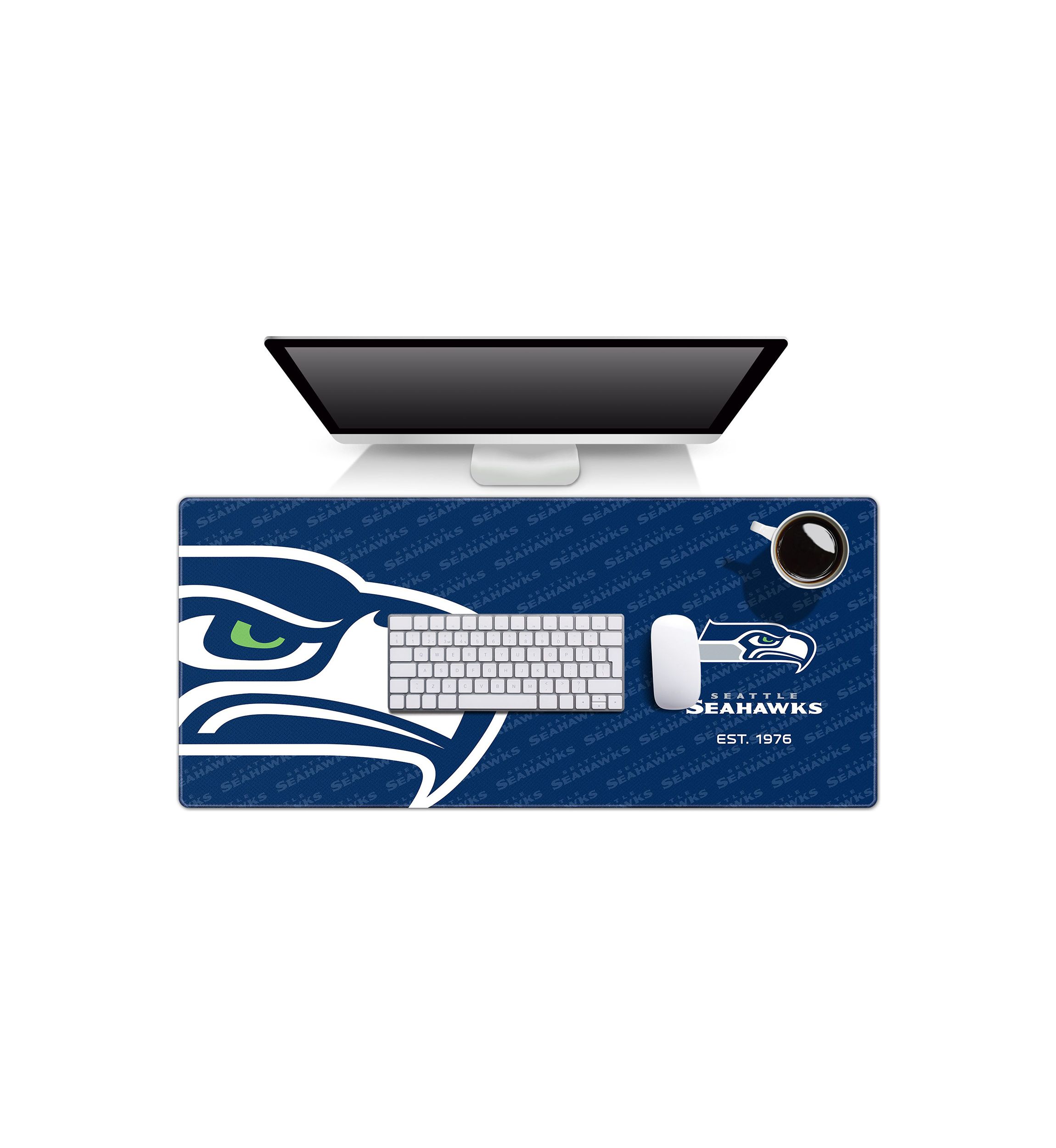 YouTheFan NFL Seattle Seahawks Logo Series Desk Pad