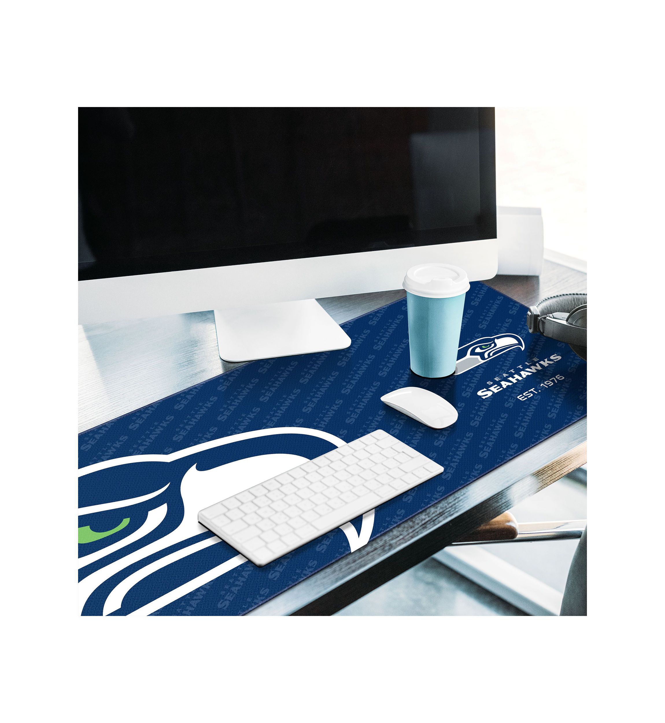YouTheFan NFL Seattle Seahawks Logo Series Desk Pad