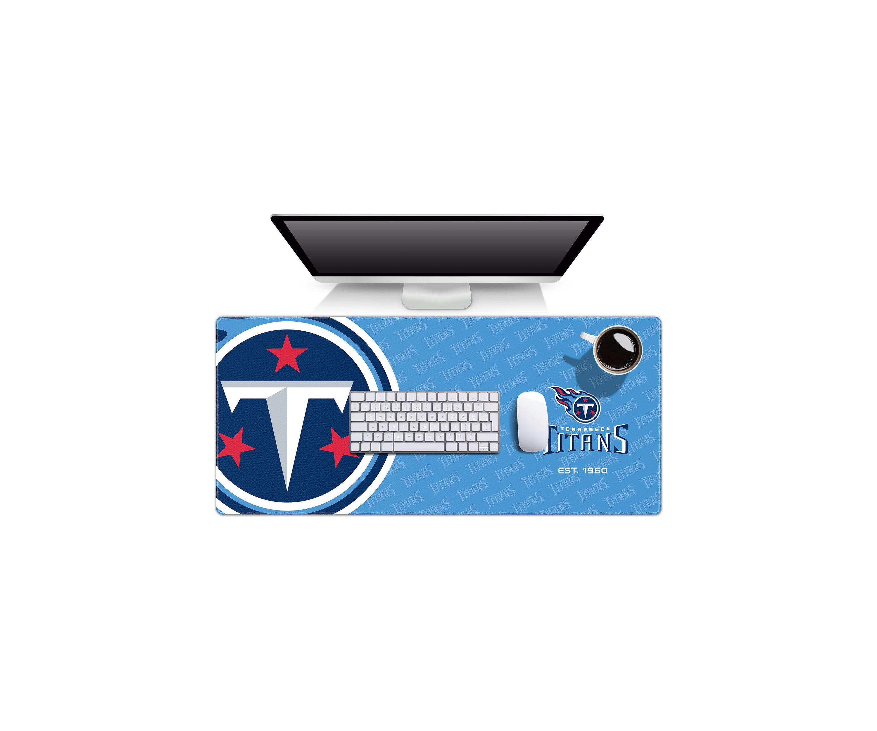 YouTheFan NFL Tennessee Titans Logo Series Desk Pad