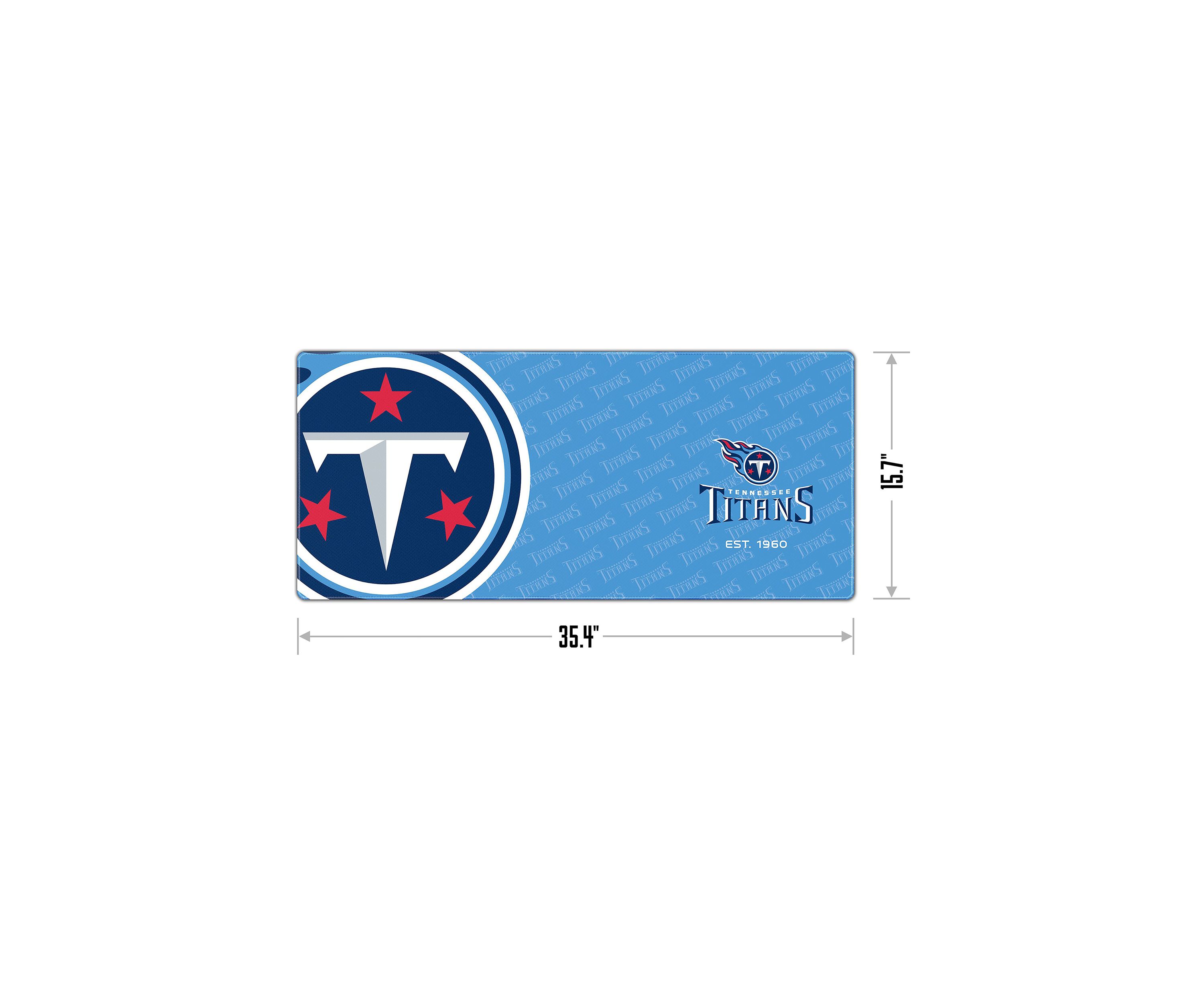 YouTheFan NFL Tennessee Titans Logo Series Desk Pad