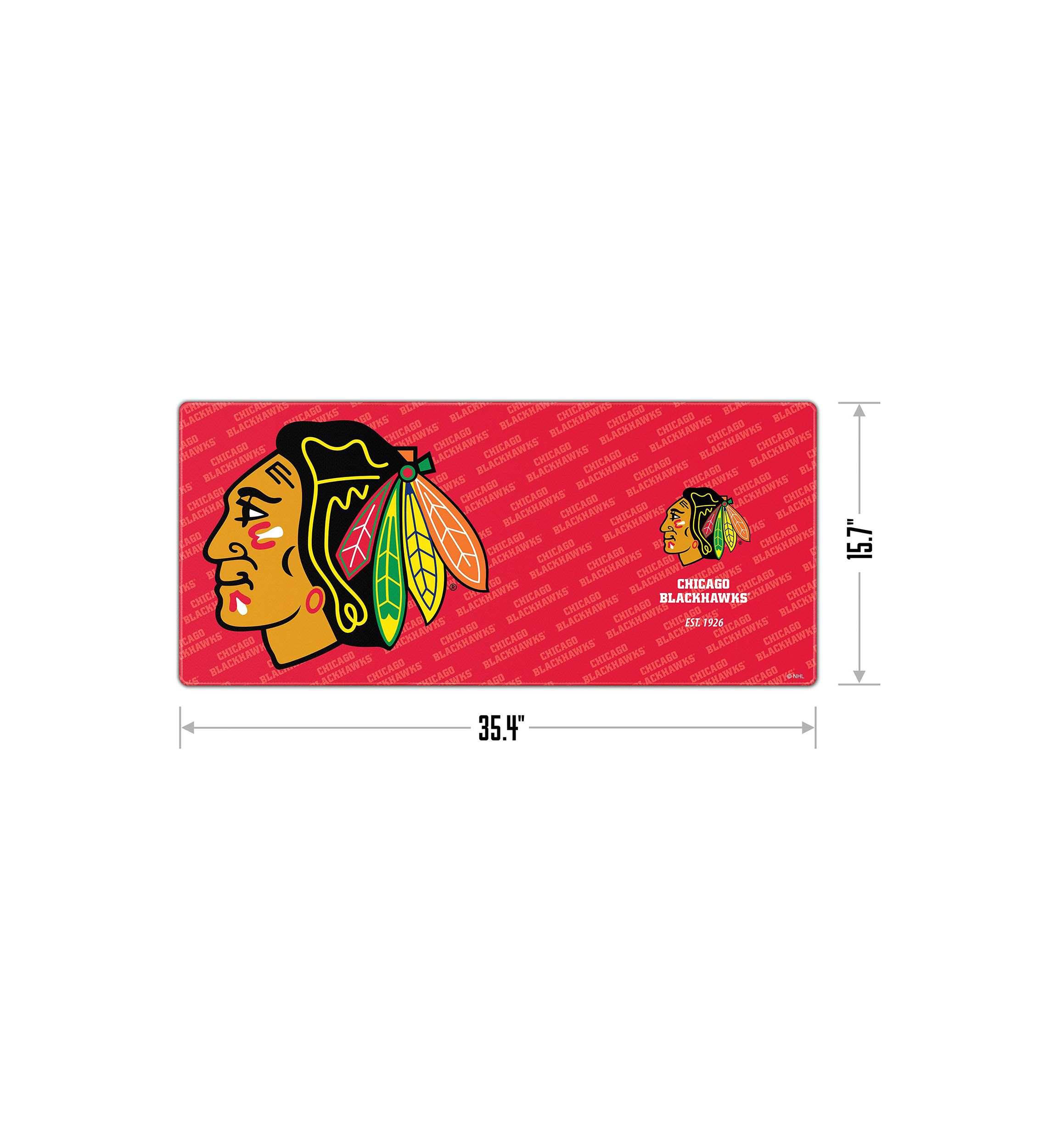 YouTheFan NHL Chicago Blackhawks Logo Series Desk Pad