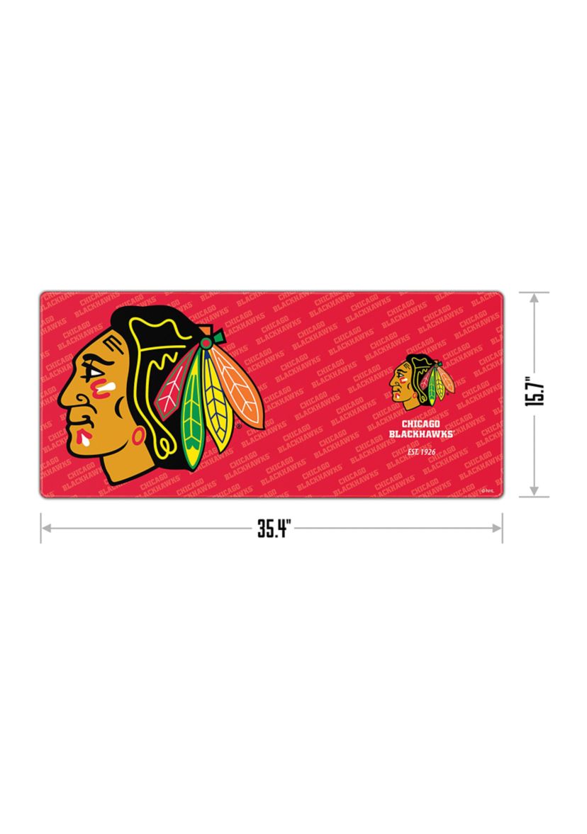 YouTheFan NHL Chicago Blackhawks Logo Series Desk Pad