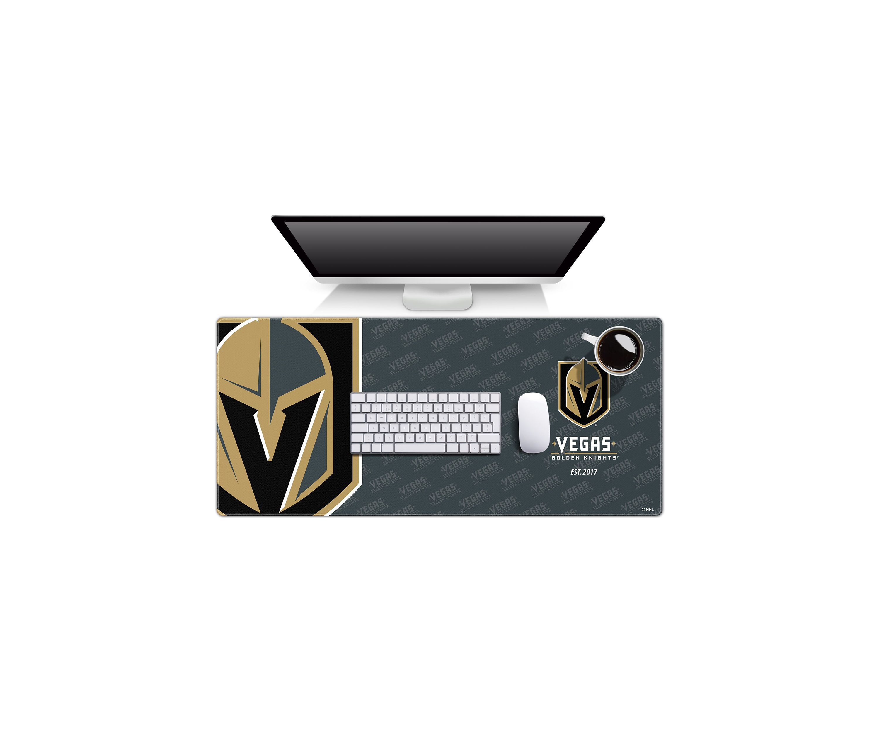 YouTheFan NHL Vegas Golden Knights Logo Series Desk Pad