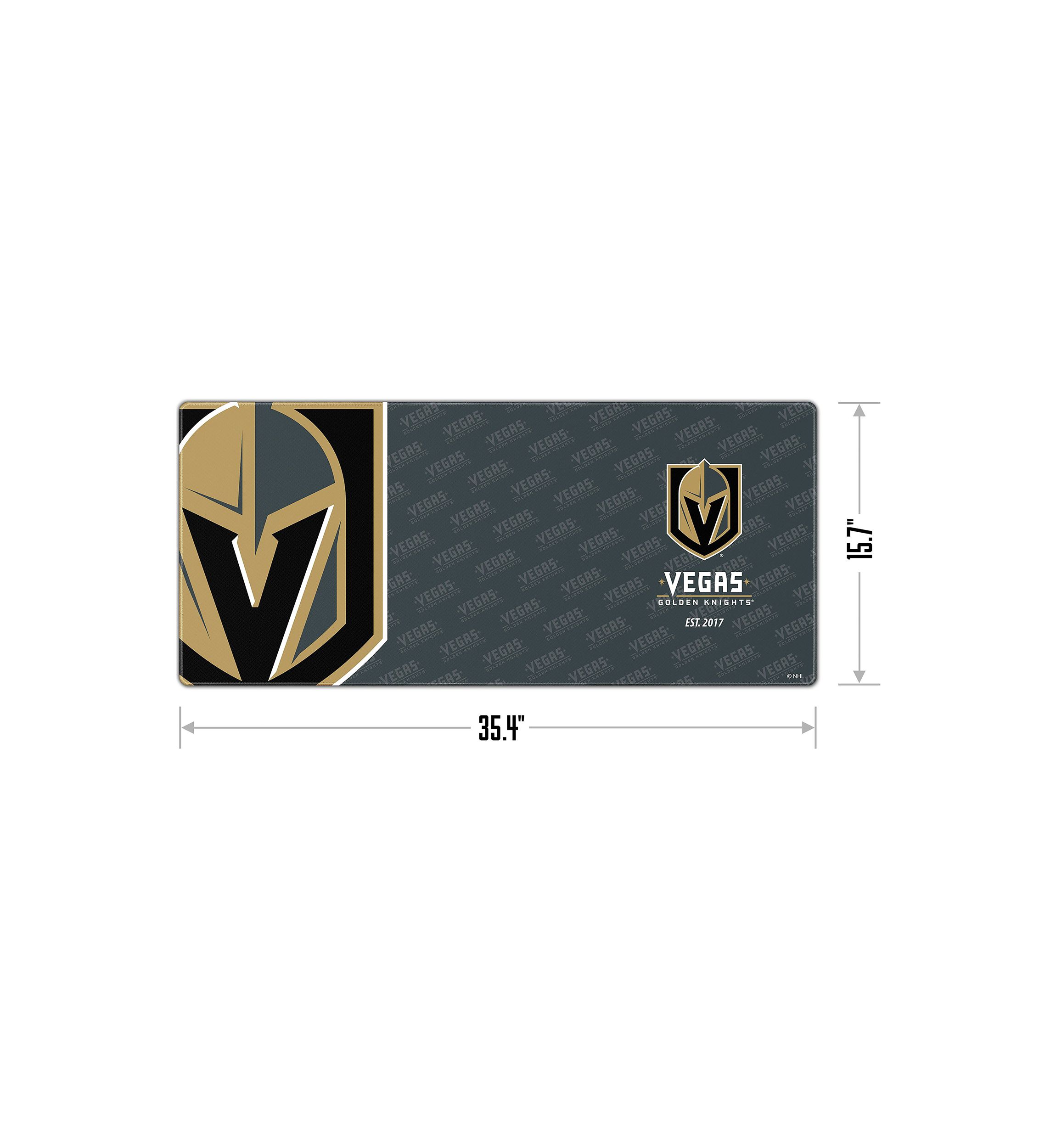 YouTheFan NHL Vegas Golden Knights Logo Series Desk Pad