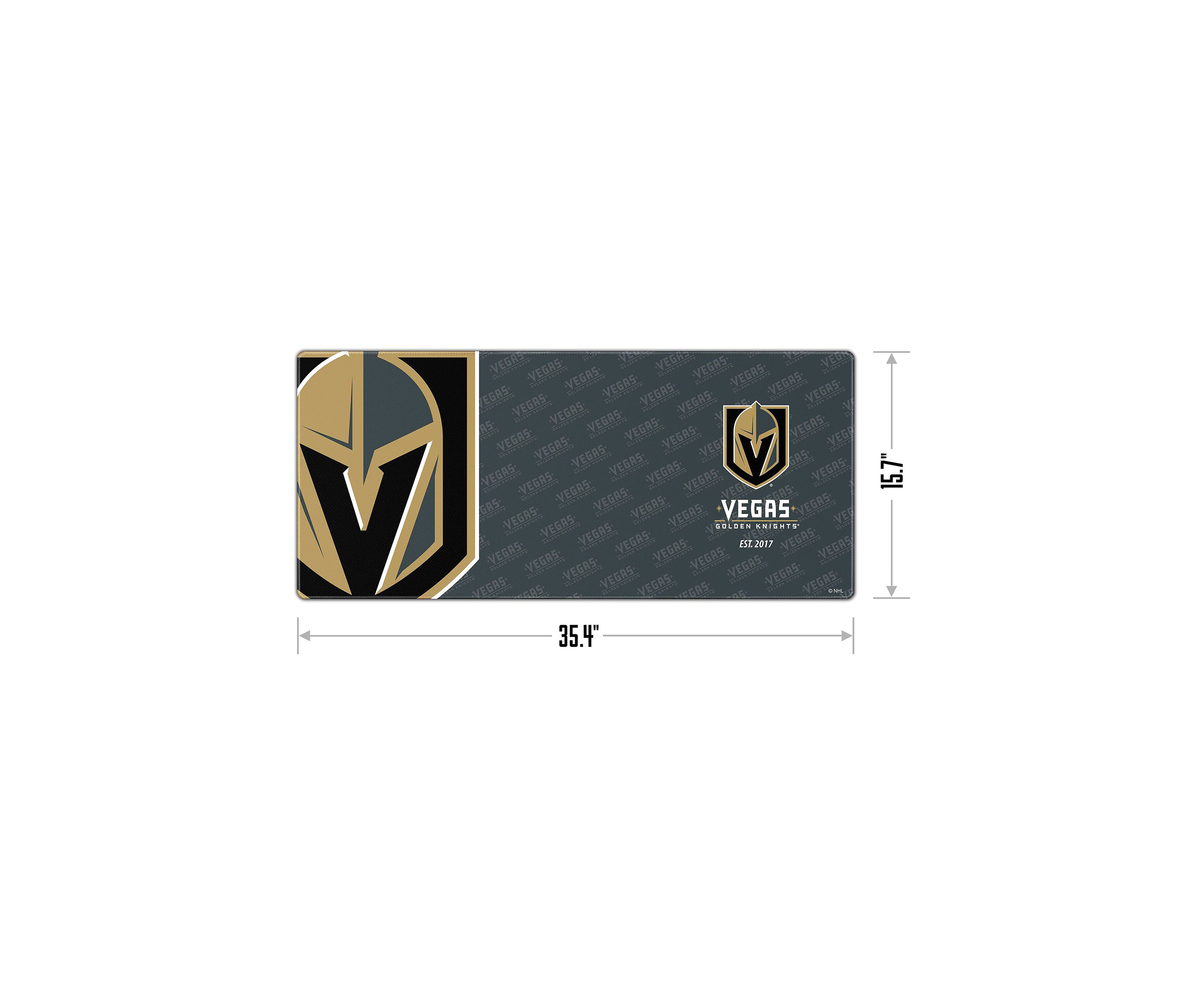 YouTheFan NHL Vegas Golden Knights Logo Series Desk Pad