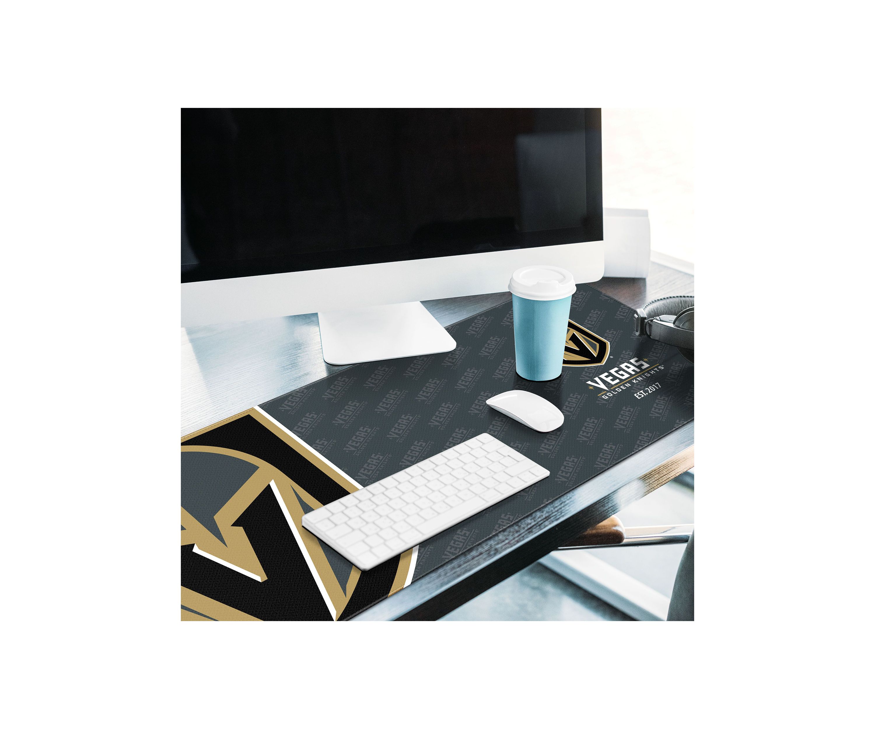 YouTheFan NHL Vegas Golden Knights Logo Series Desk Pad