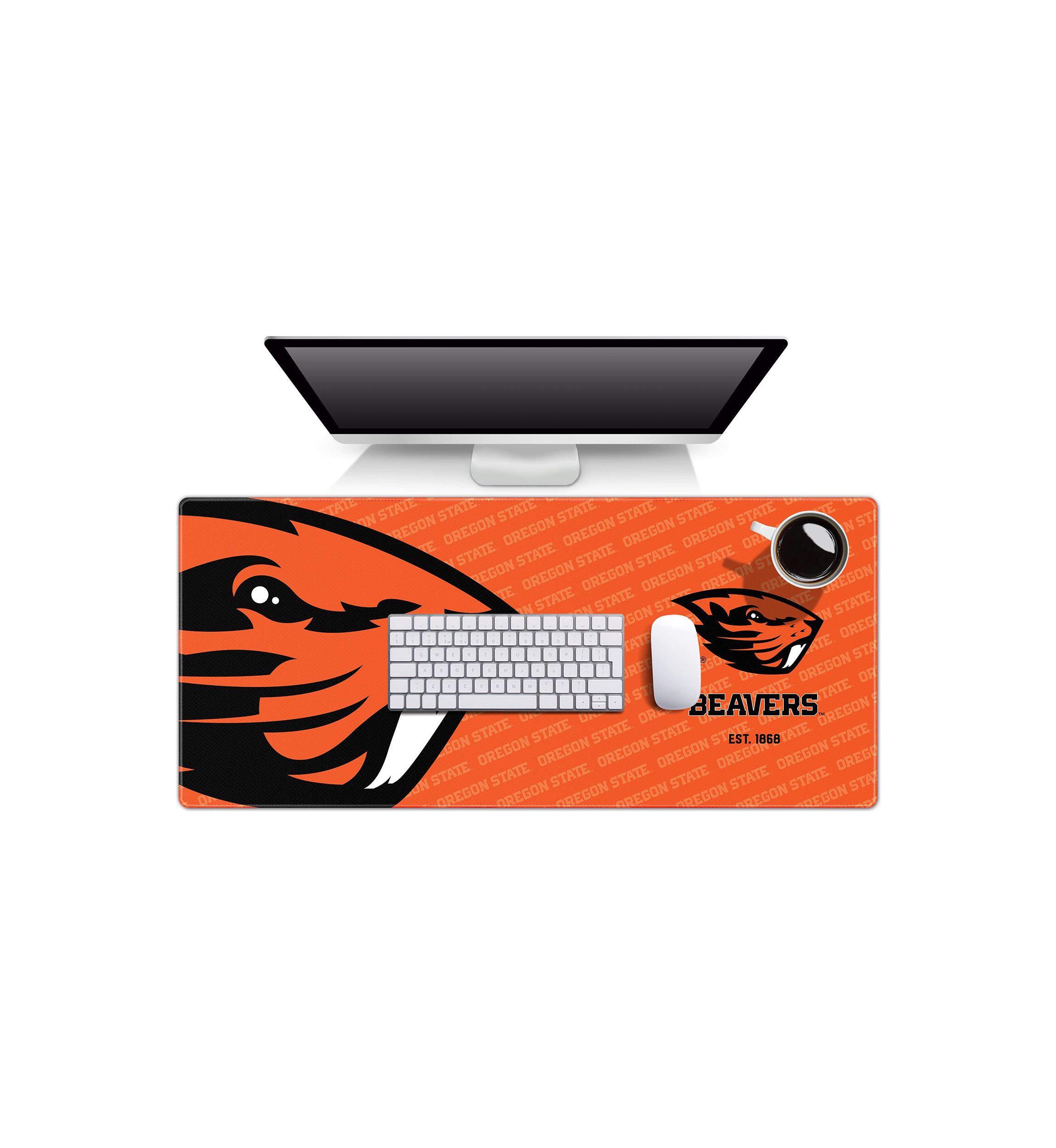 YouTheFan NCAA Oregon State Beavers Logo Series Desk Pad