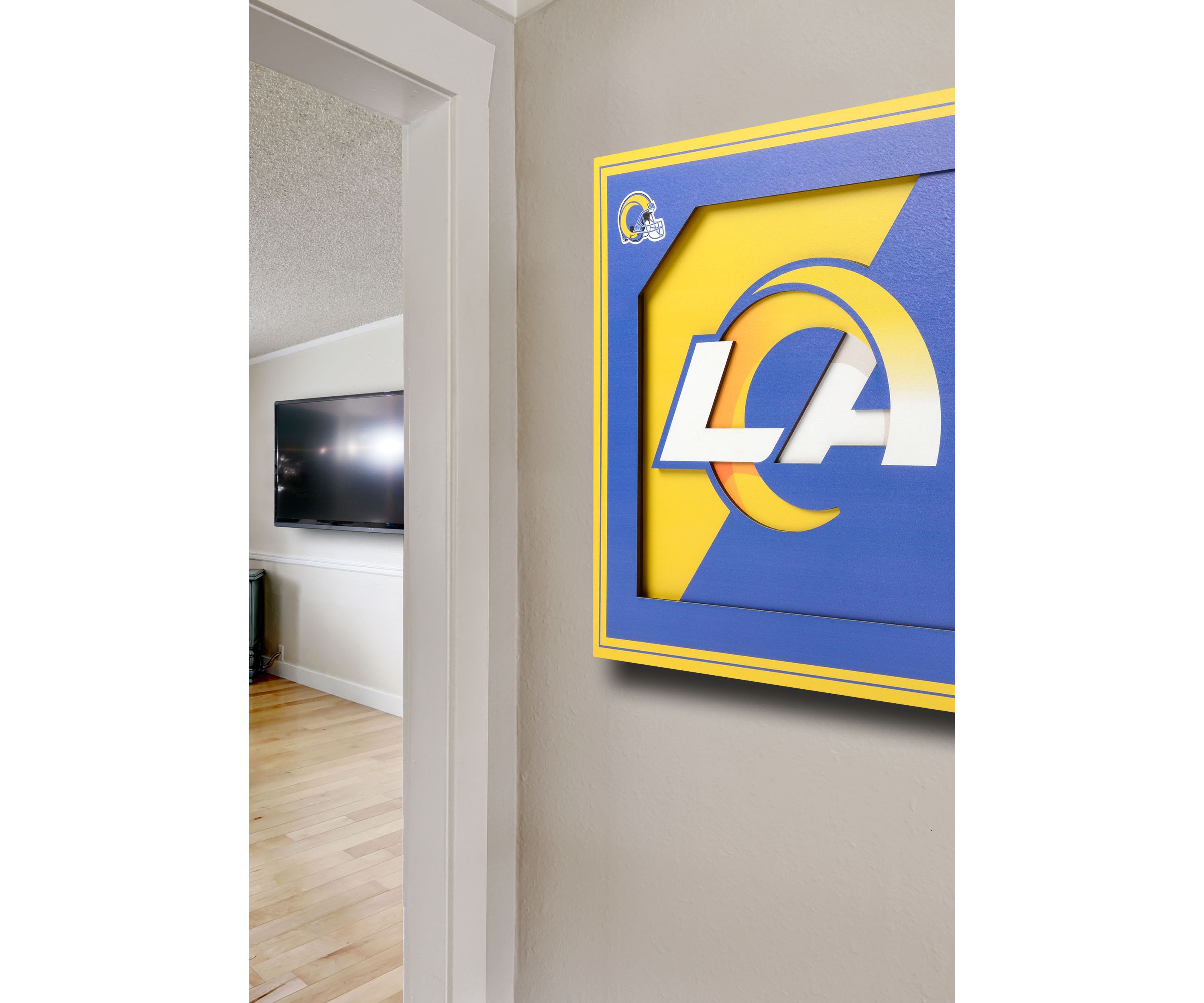 YouTheFan NFL New England Patriots 3D Logo Series Wall Art - 12x12