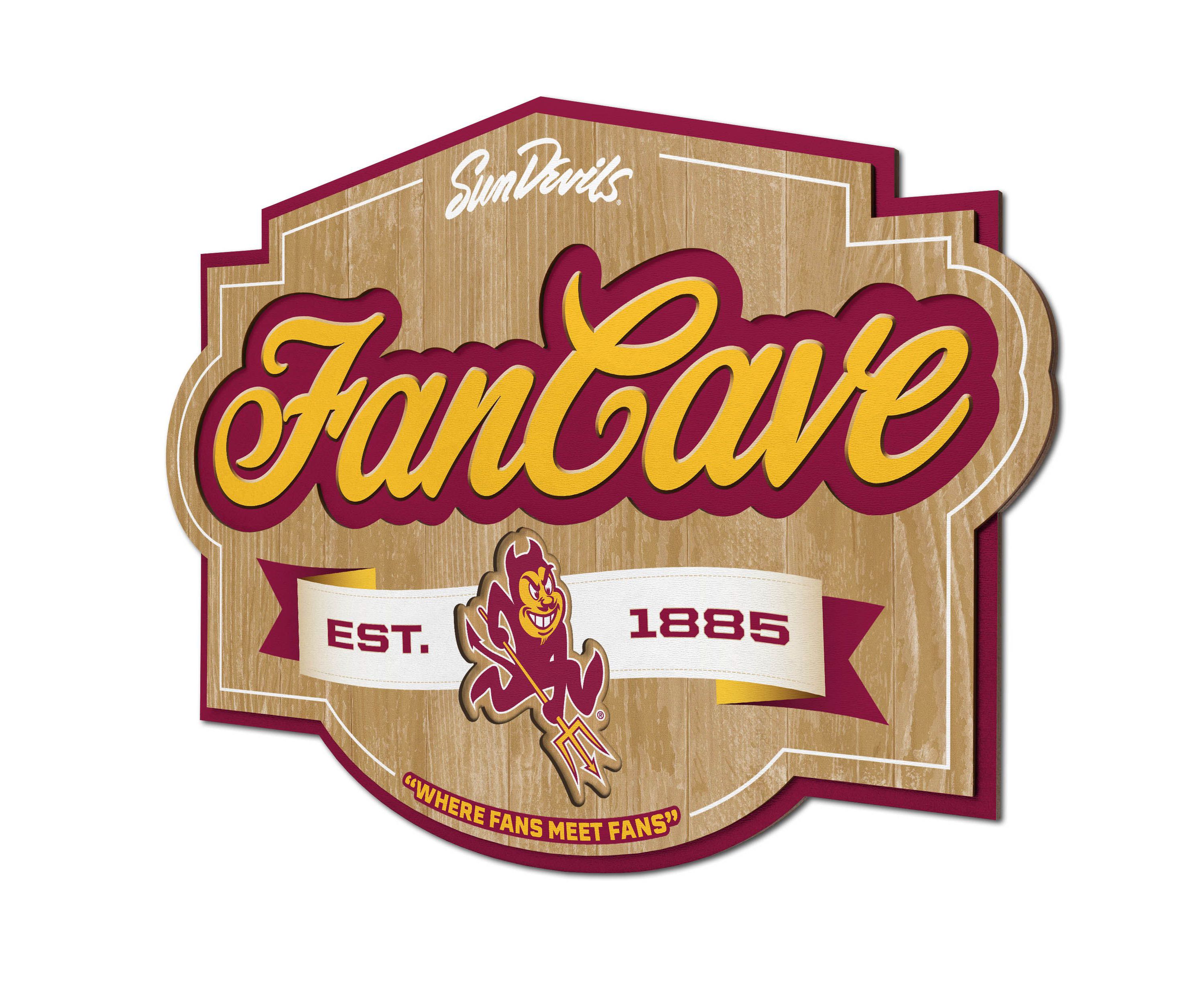 YouTheFan NCAA Arizona State Sun Devils Fan Cave Sign