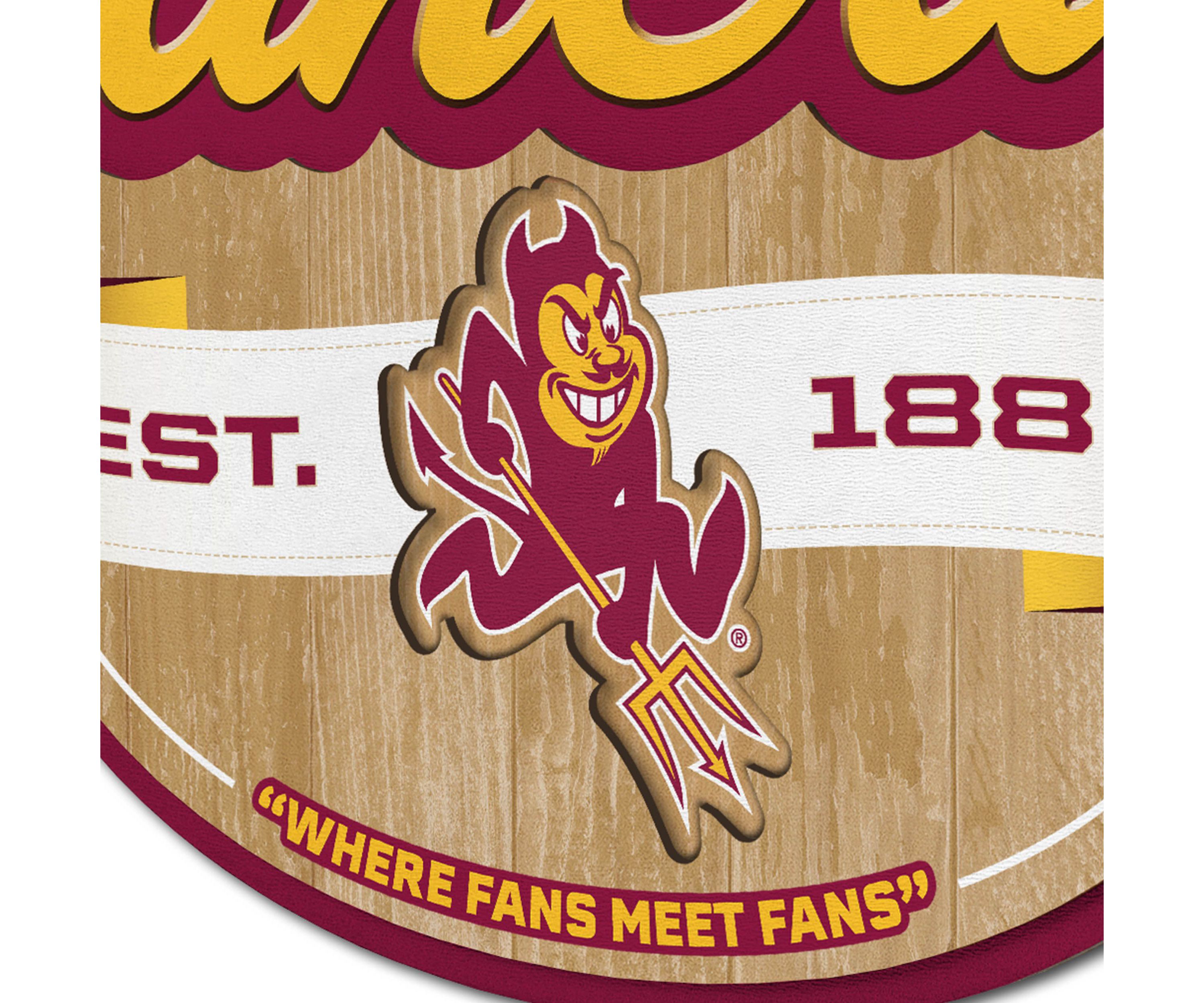 YouTheFan NCAA Arizona State Sun Devils Fan Cave Sign