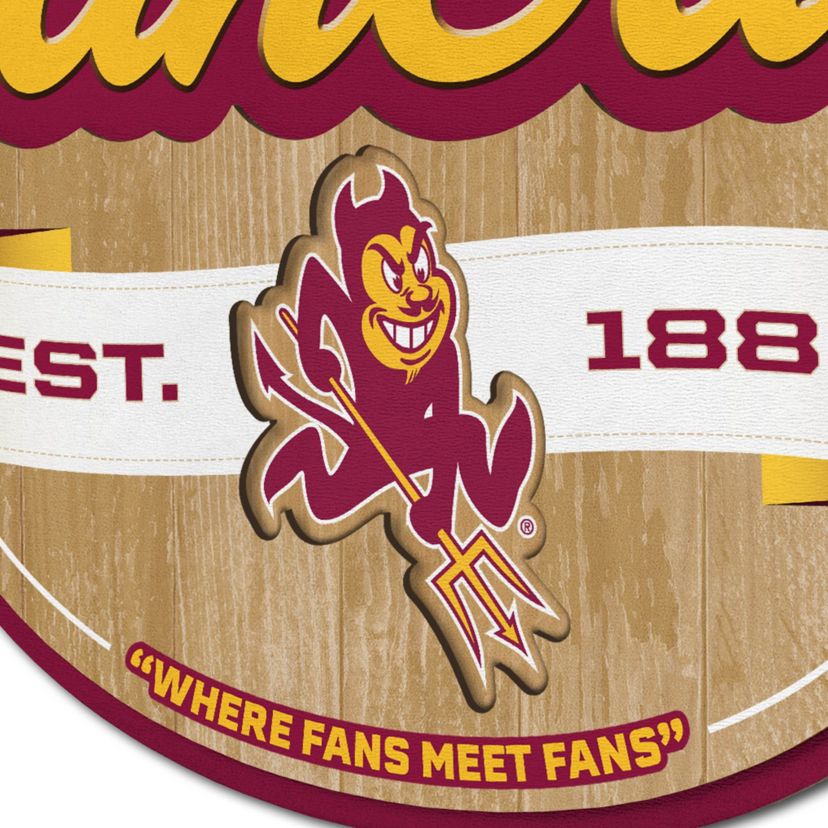 YouTheFan NCAA Arizona State Sun Devils Fan Cave Sign
