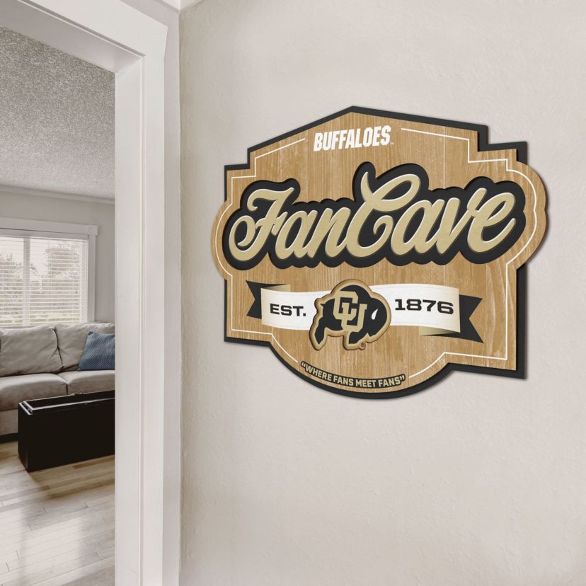 YouTheFan NCAA Colorado Buffaloes Fan Cave Sign