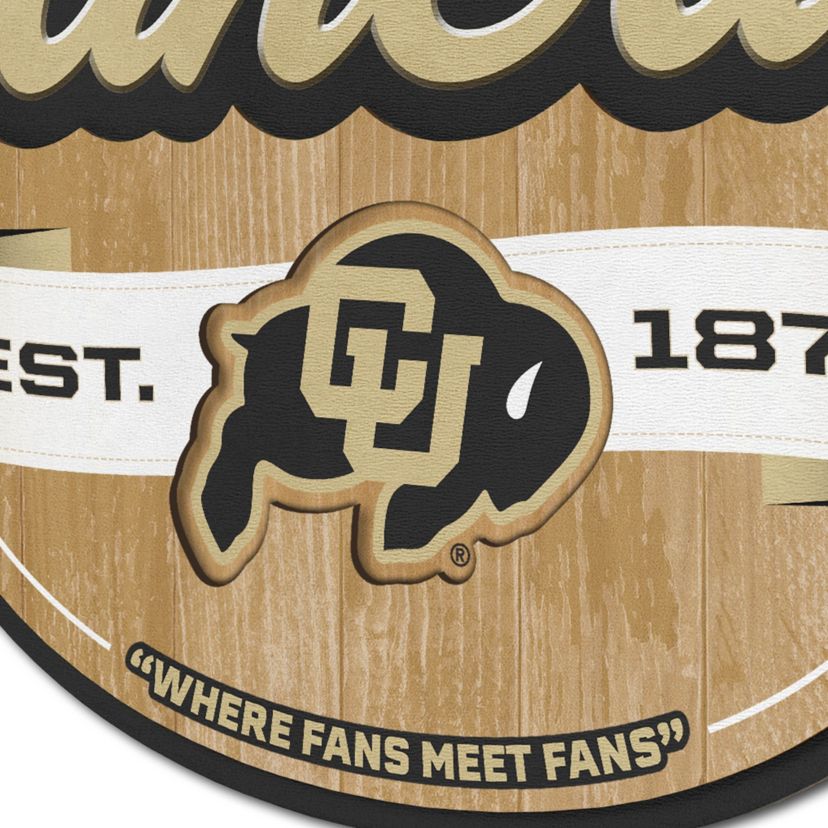 YouTheFan NCAA Colorado Buffaloes Fan Cave Sign