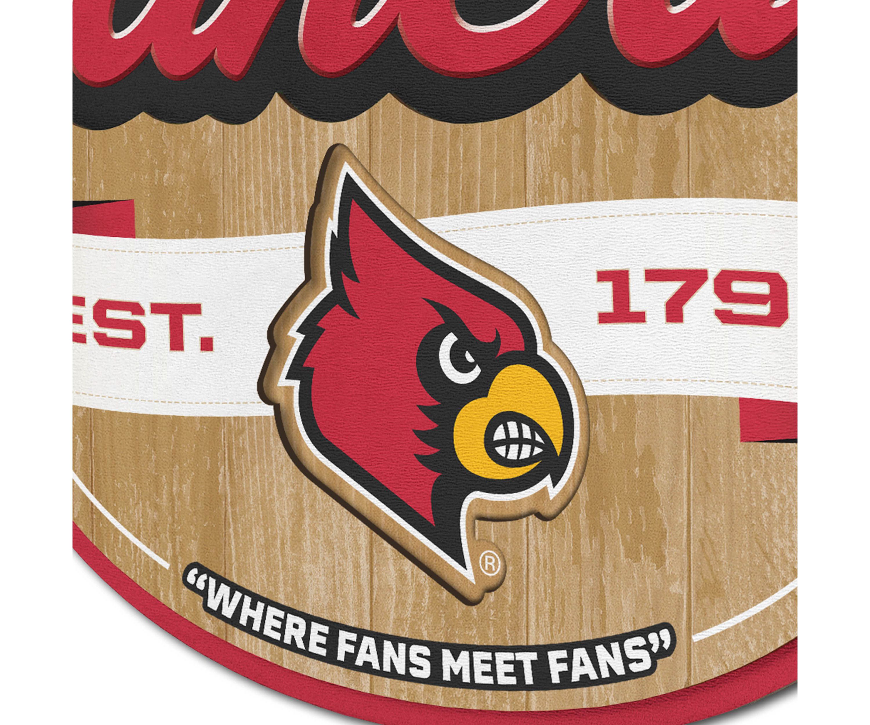 YouTheFan NCAA Louisville Cardinals Fan Cave Sign