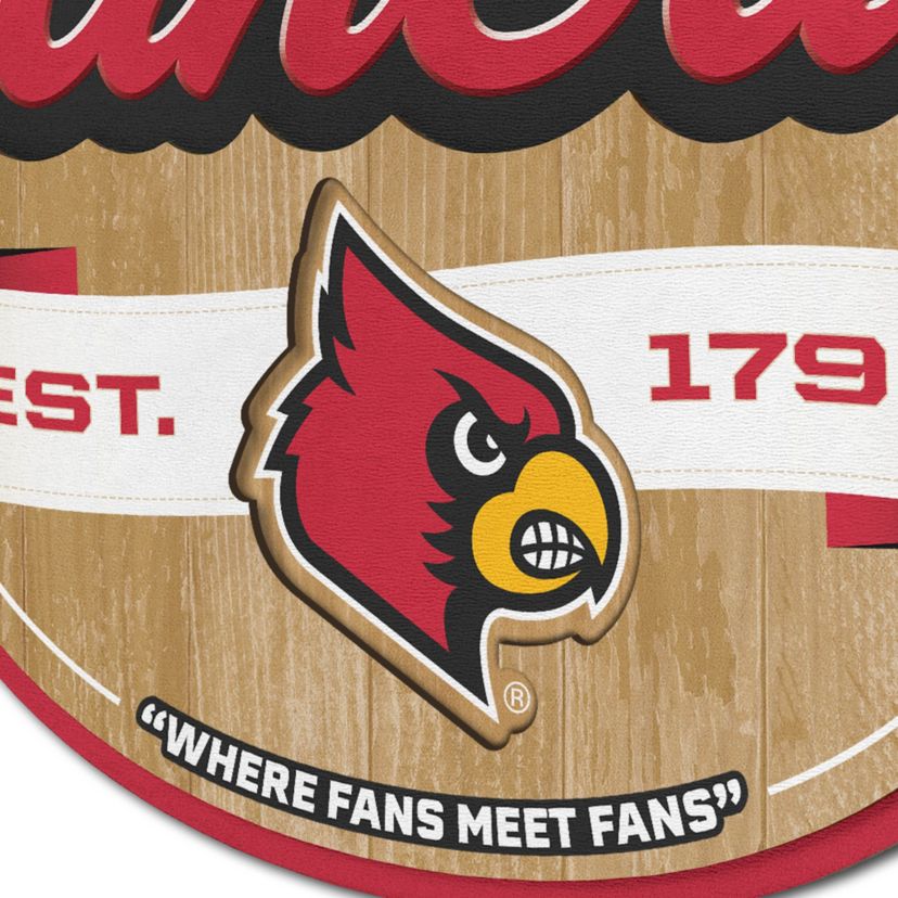 YouTheFan NCAA Louisville Cardinals Fan Cave Sign