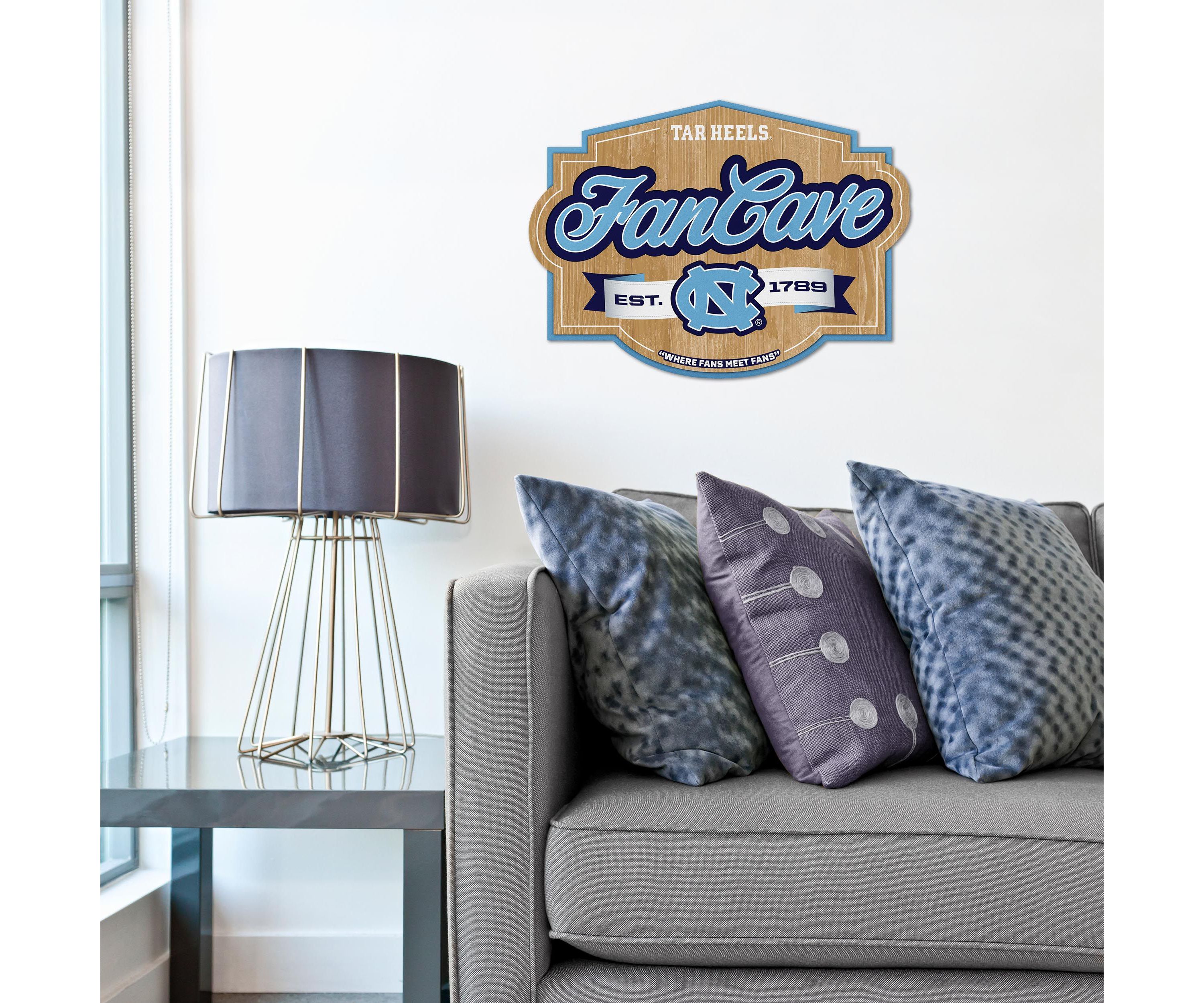 YouTheFan NCAA North Carolina Tar Heels Fan Cave Sign