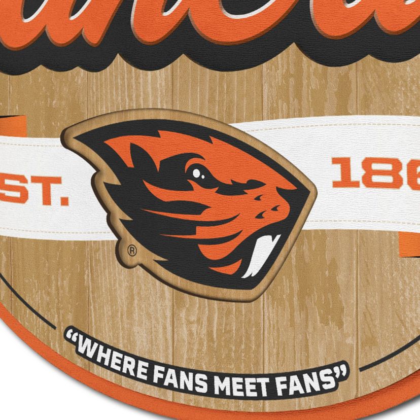 YouTheFan NCAA Oregon State Beavers Fan Cave Sign
