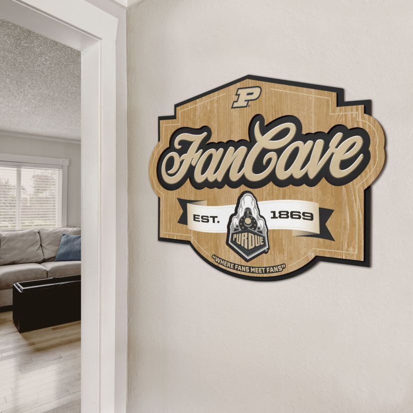 YouTheFan NCAA Purdue Boilermakers Fan Cave Sign