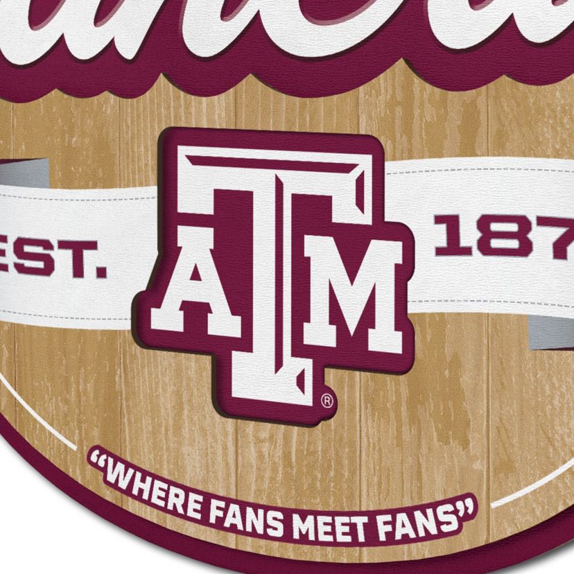 YouTheFan NCAA Texas A&M Aggies Fan Cave Sign