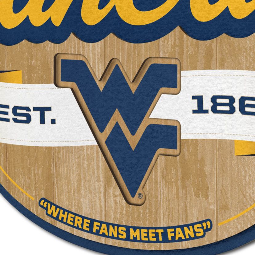 YouTheFan NCAA West Virginia Mountaineers Fan Cave Sign