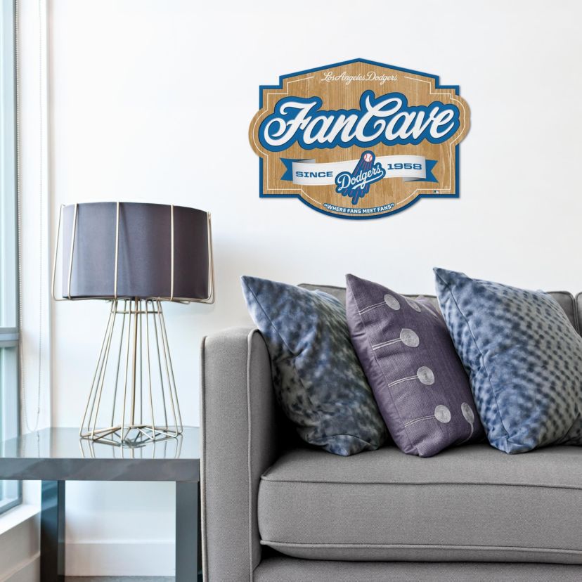 YouTheFan MLB Los Angeles Dodgers Fan Cave Sign