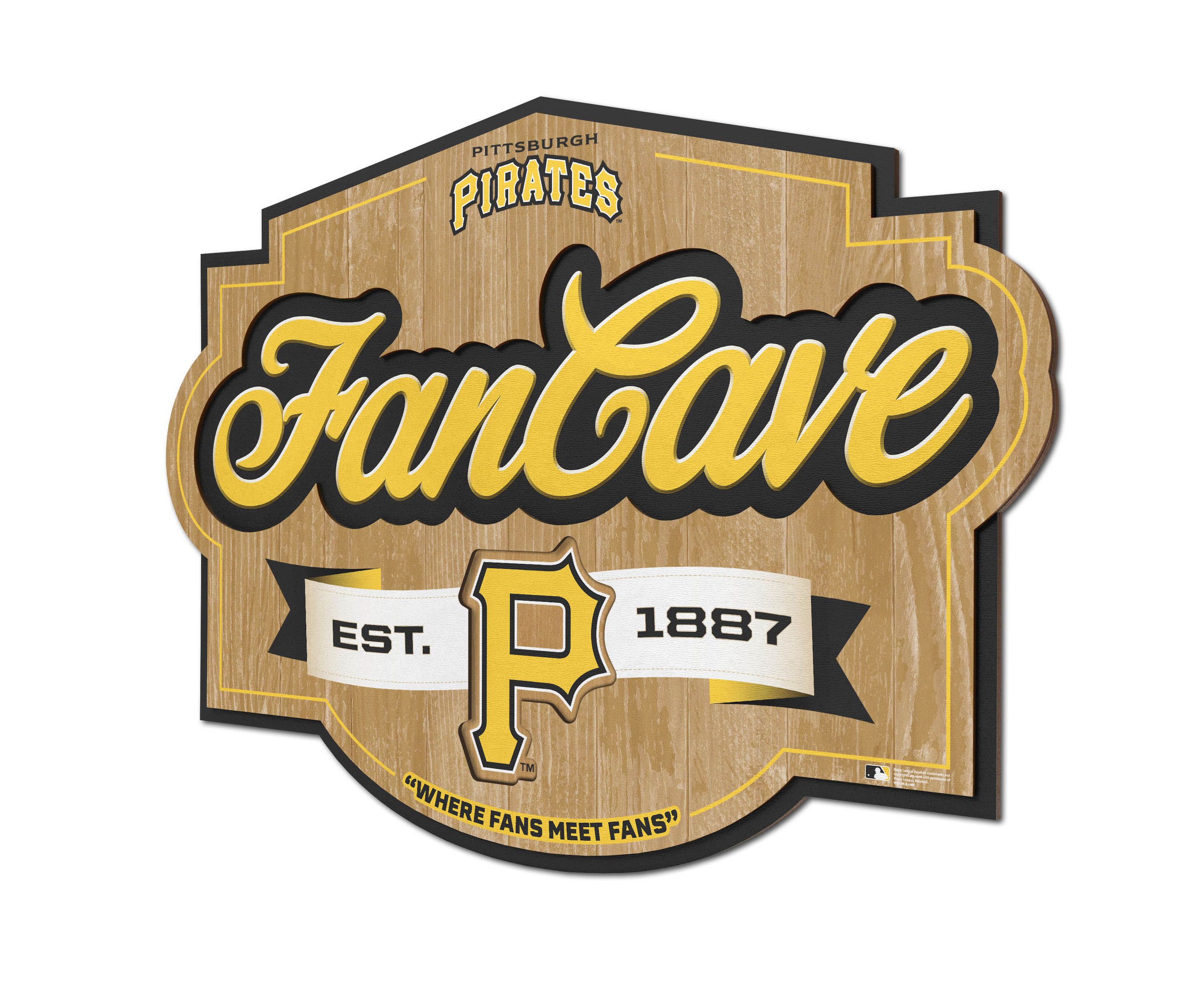 YouTheFan MLB Pittsburgh Pirates Fan Cave Sign