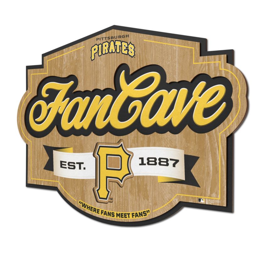 YouTheFan MLB Pittsburgh Pirates Fan Cave Sign