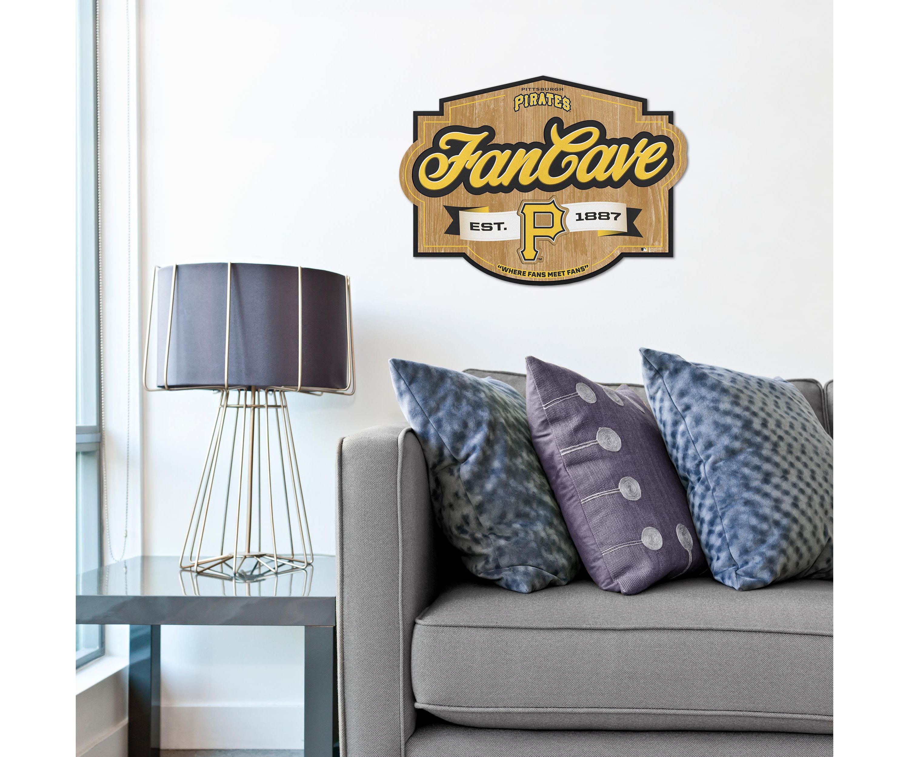 YouTheFan MLB Pittsburgh Pirates Fan Cave Sign