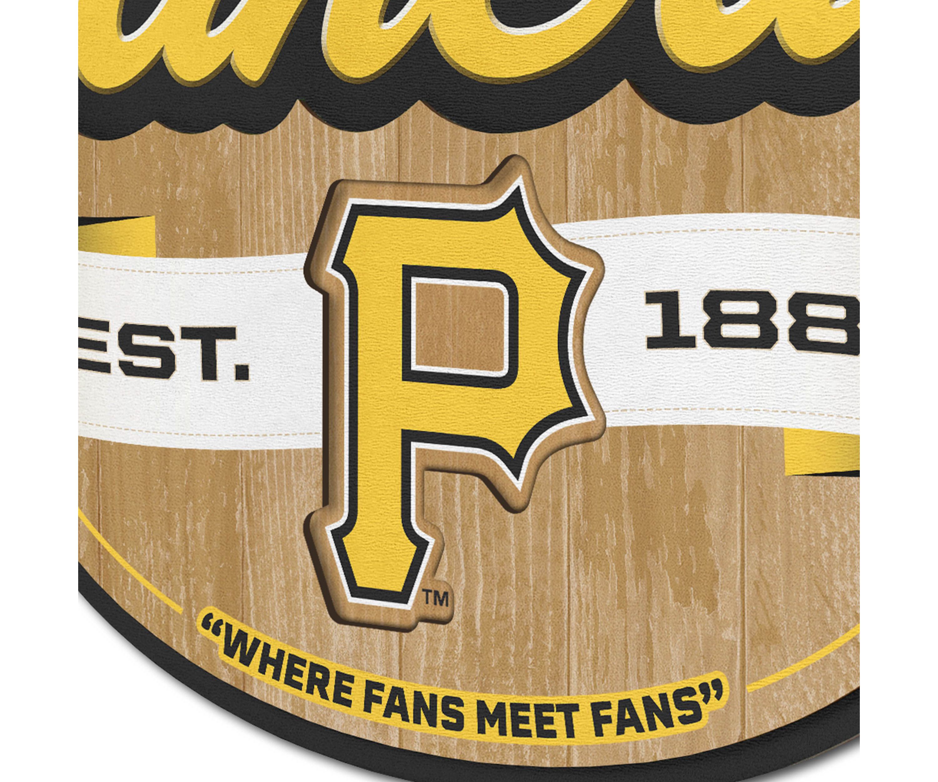 YouTheFan MLB Pittsburgh Pirates Fan Cave Sign