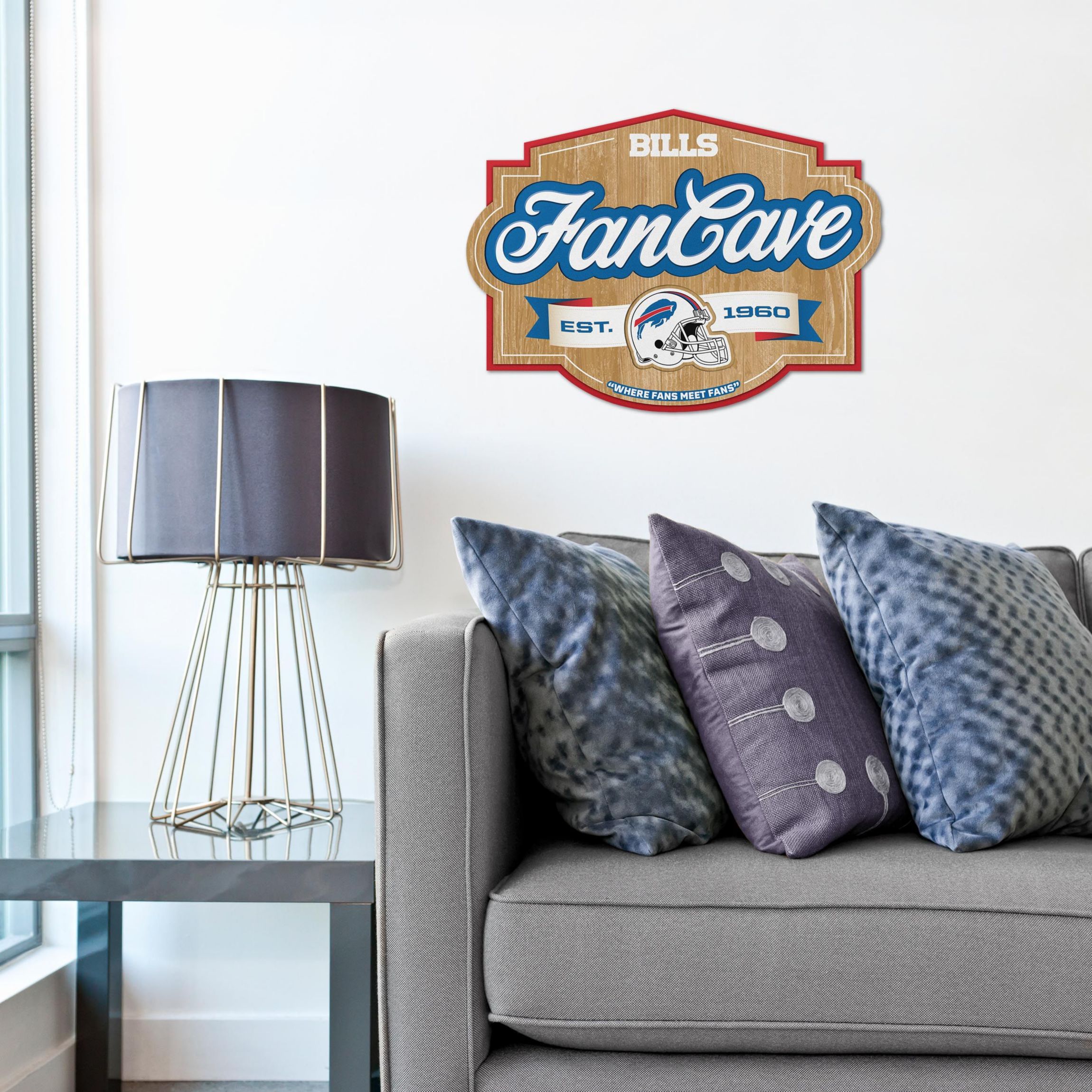 YouTheFan NFL Buffalo Bills Fan Cave Sign